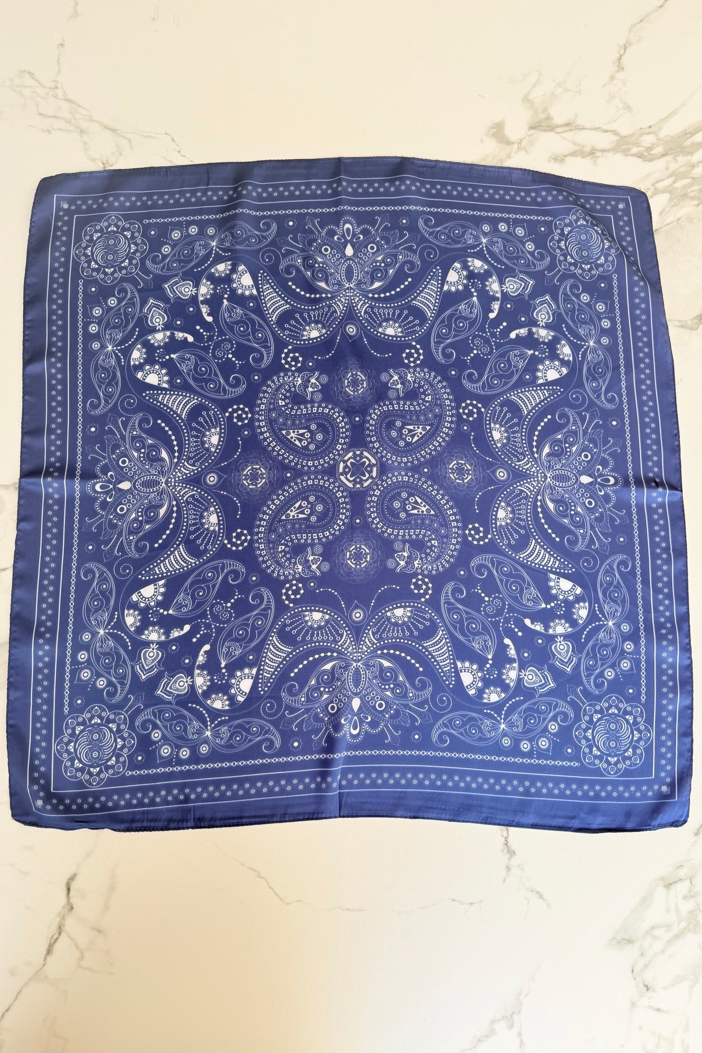 Vilja Scarf -Fresh Blue Bandana