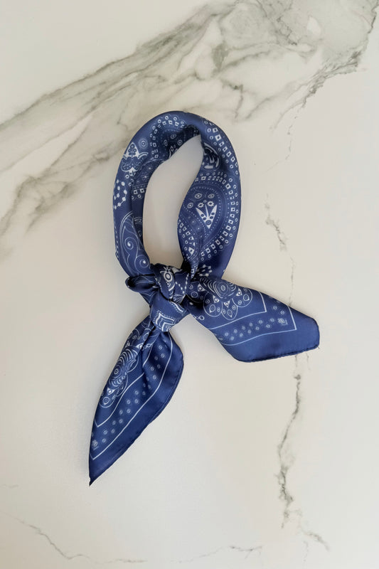 Vilja Scarf -Fresh Blue Bandana