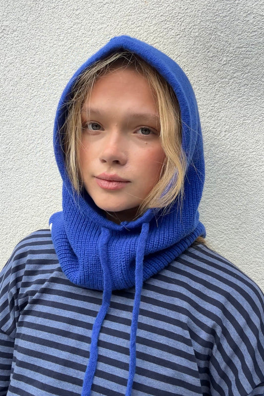 Rikke  Cashmere Blend Balaclava -Royal Blue
