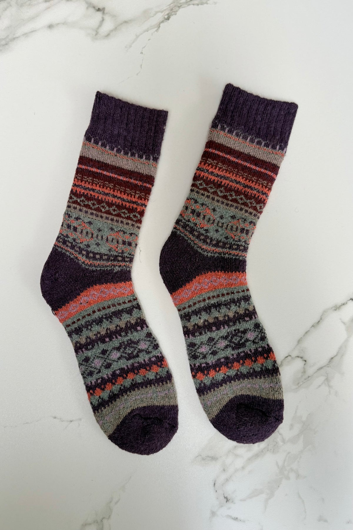 Scandi Socks -Purple