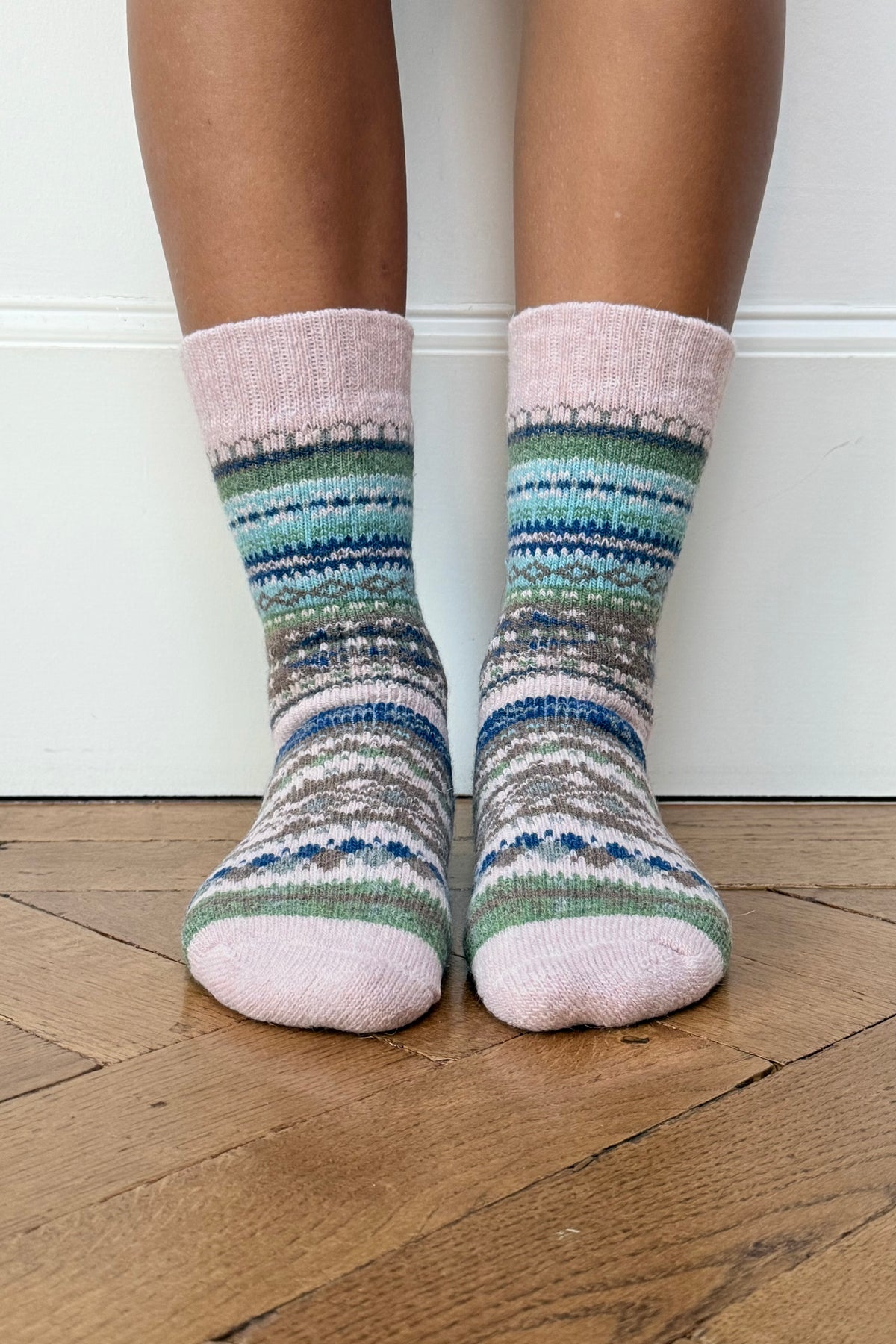 Scandi Fluffy Socks -Rosa