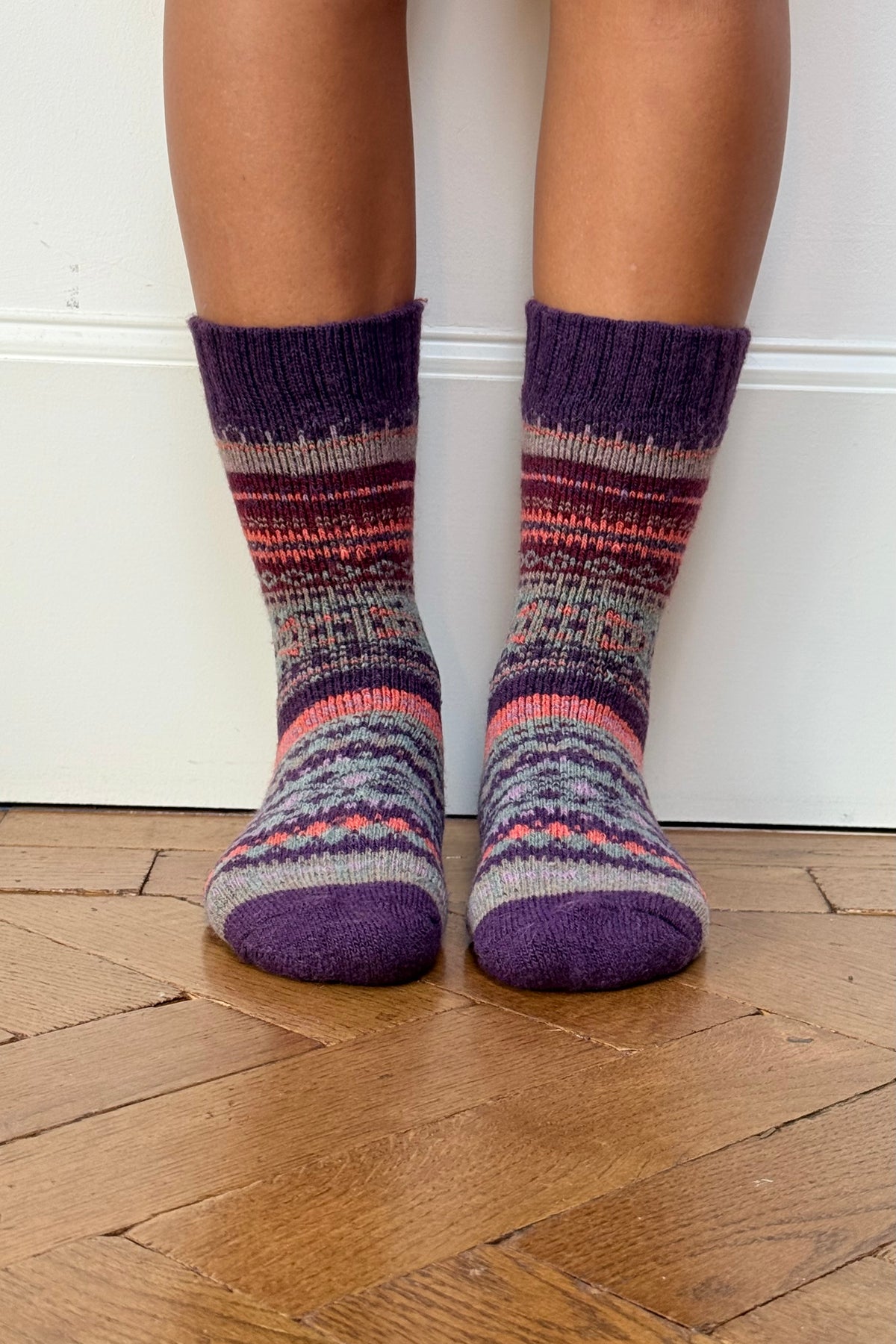 Scandi Socks -Purple