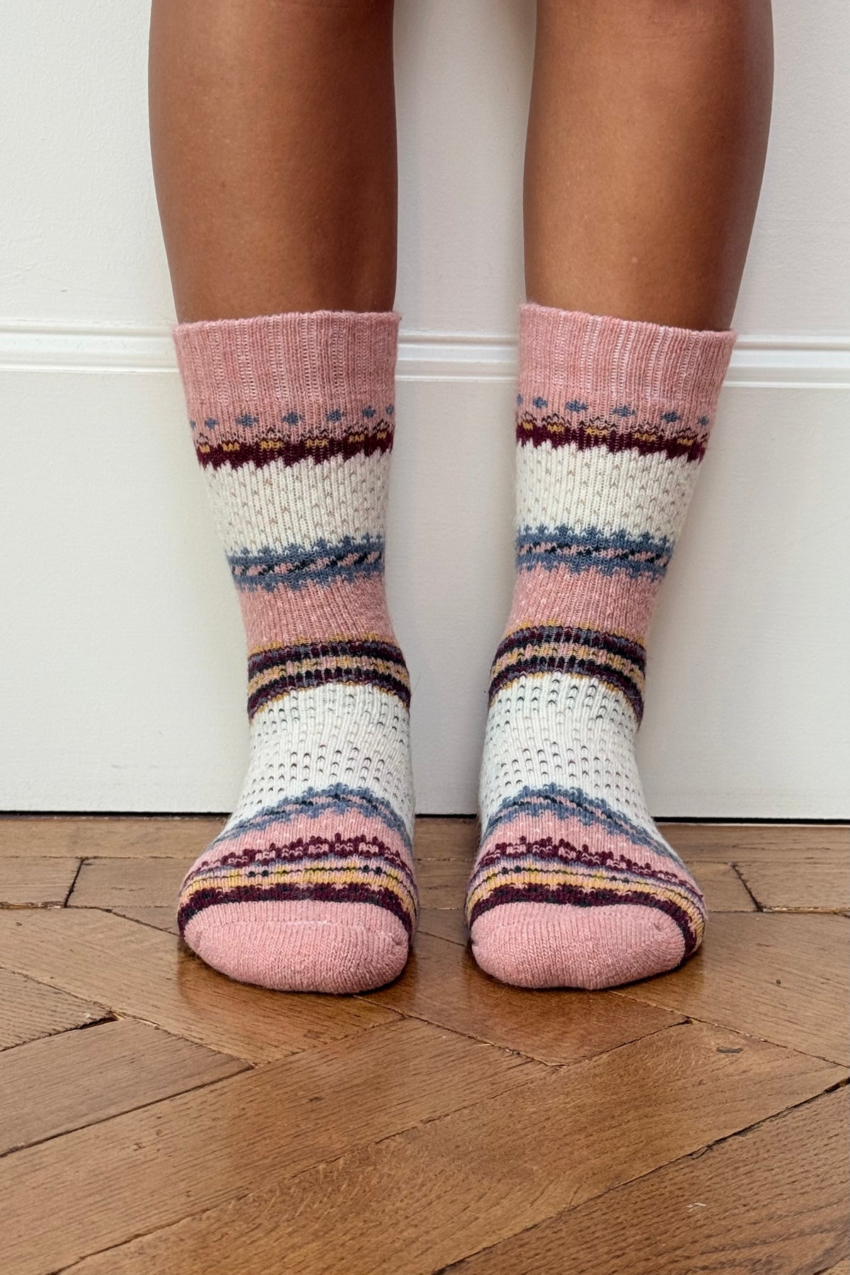 Sne Fluffy Socks -Rosa