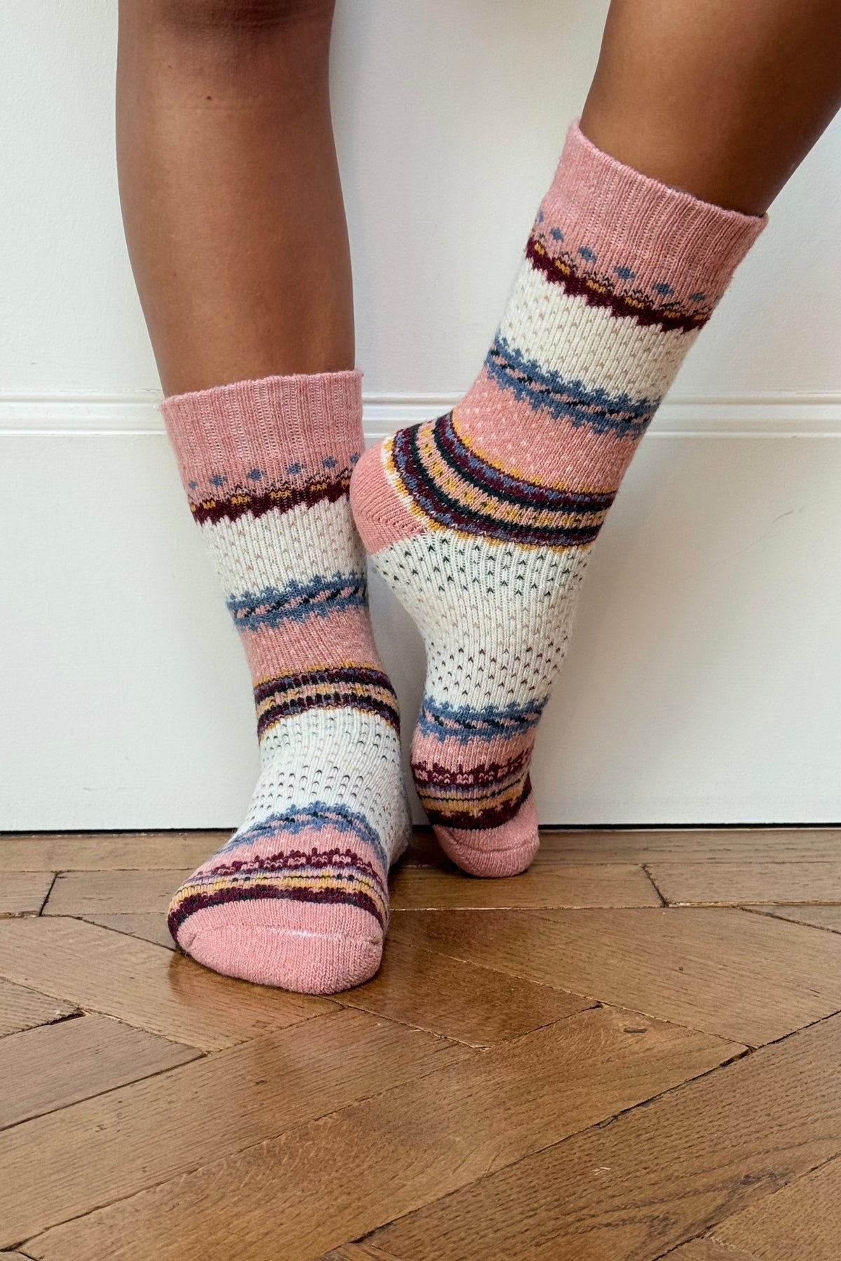 Sne Fluffy Socks -Rosa