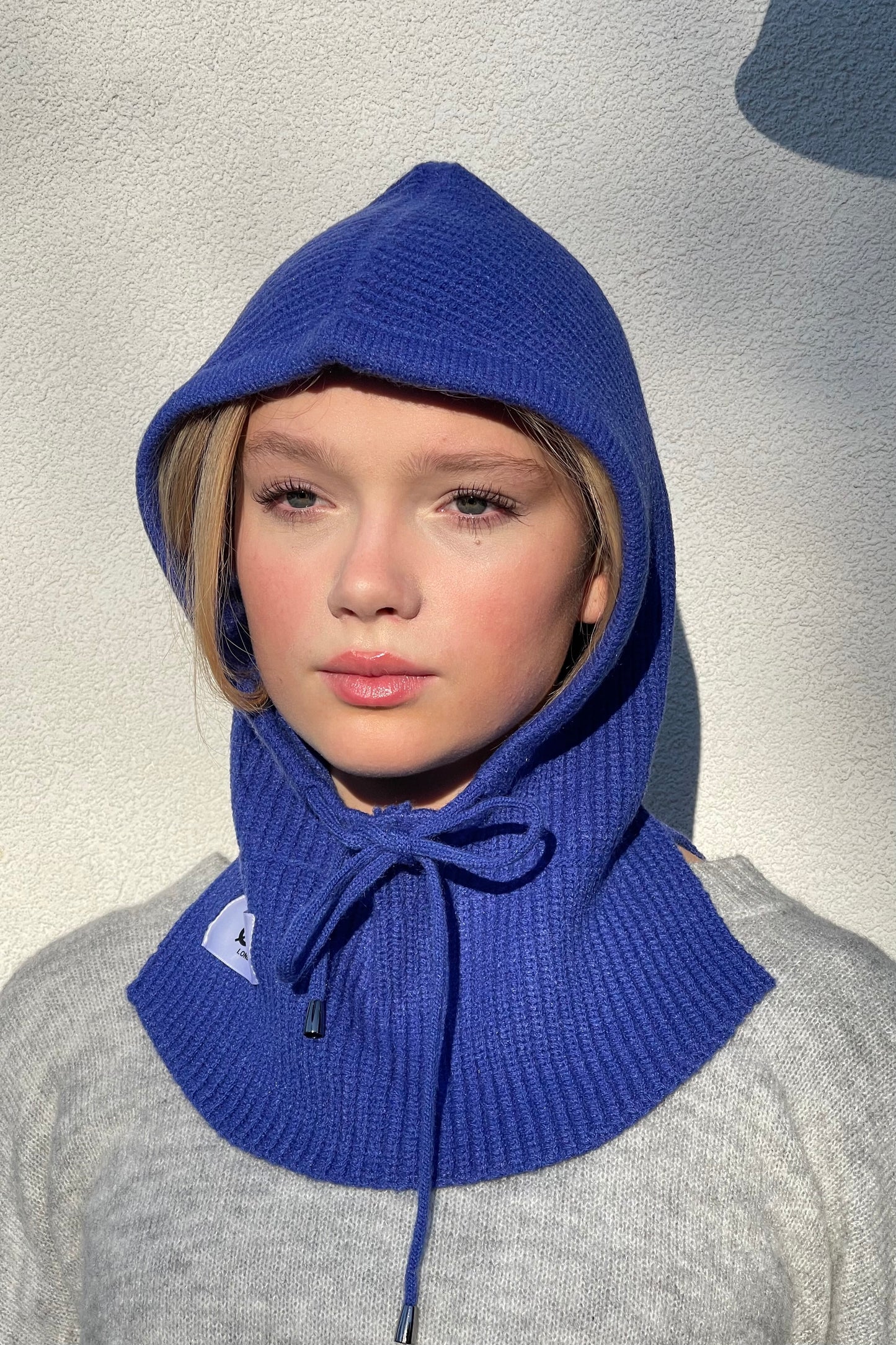 soft wool balaclava snood hood