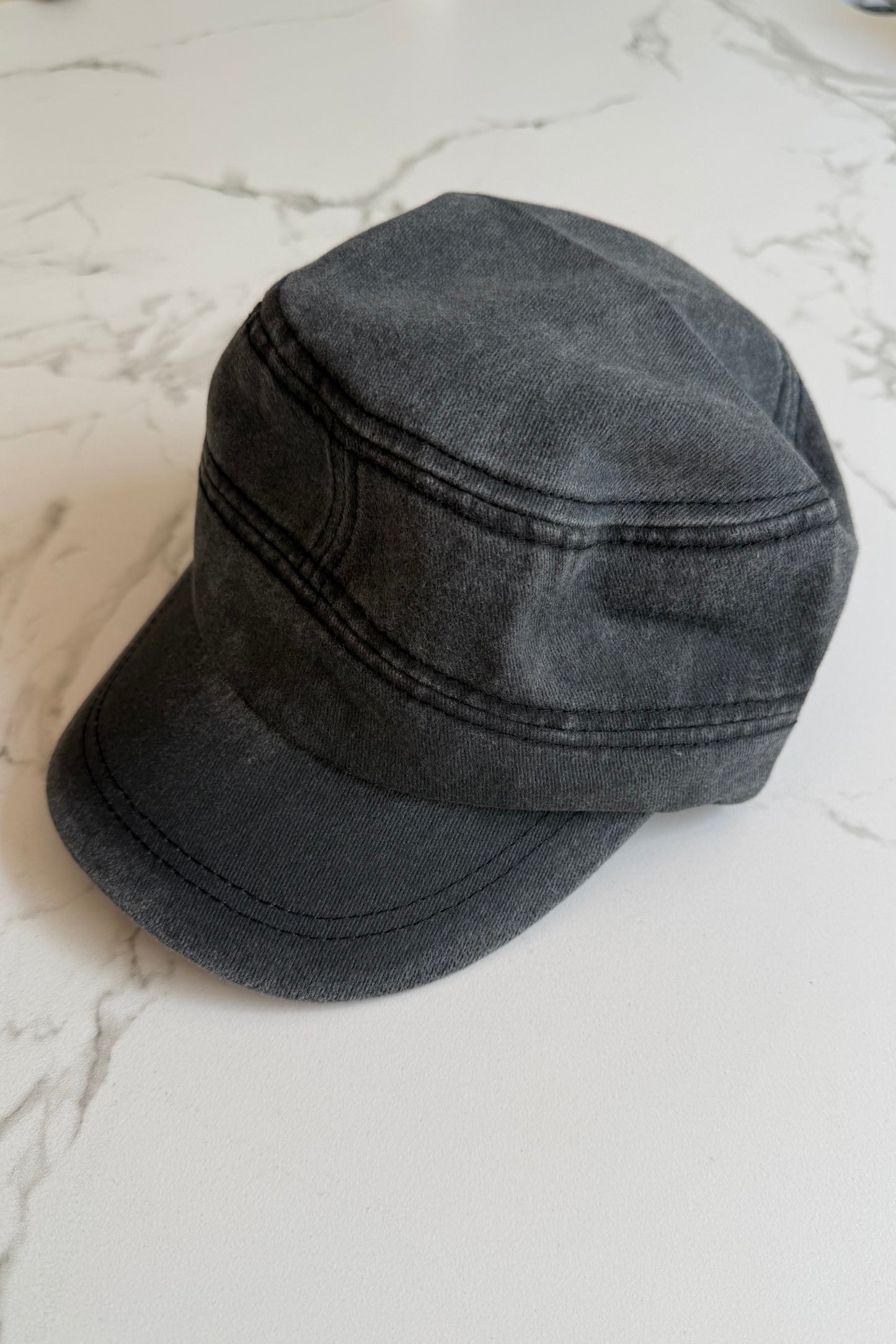 Copenhagen Cap -Washed Black - Øst London