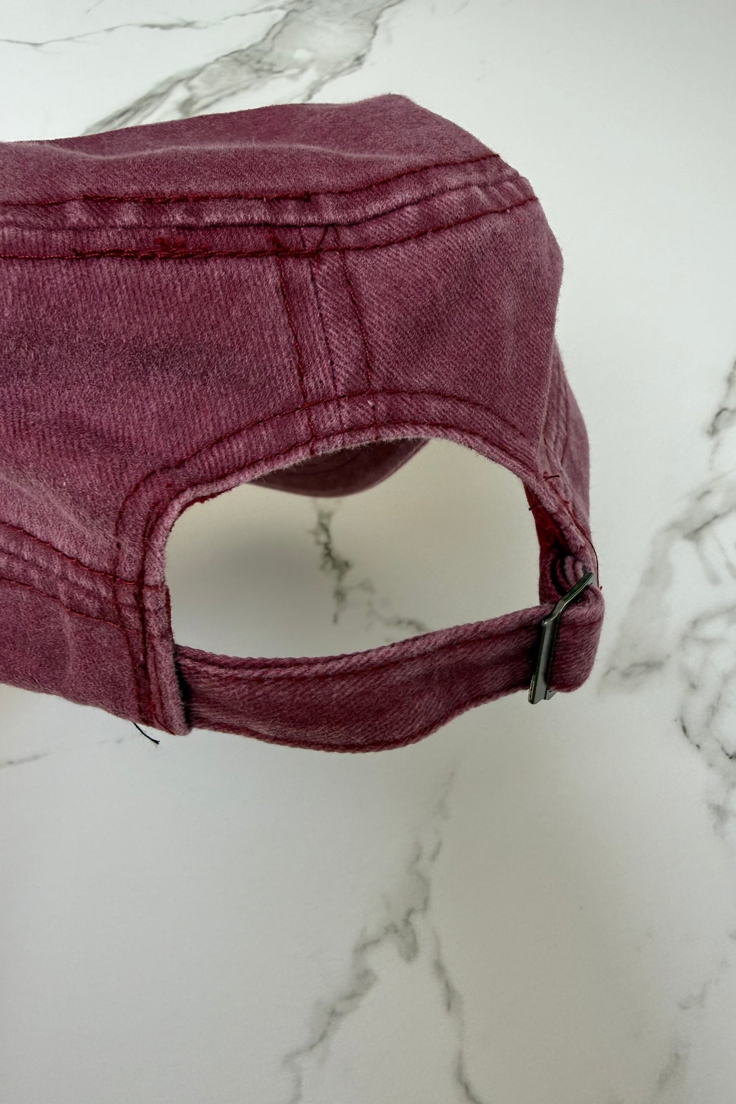 Copenhagen Cap -Washed Burgundy - Øst London