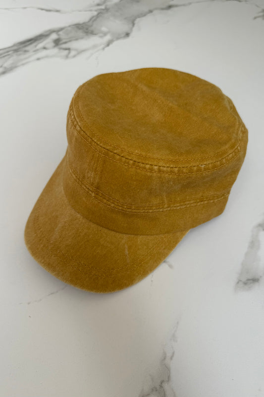 Copenhagen Cap -Washed Mustard