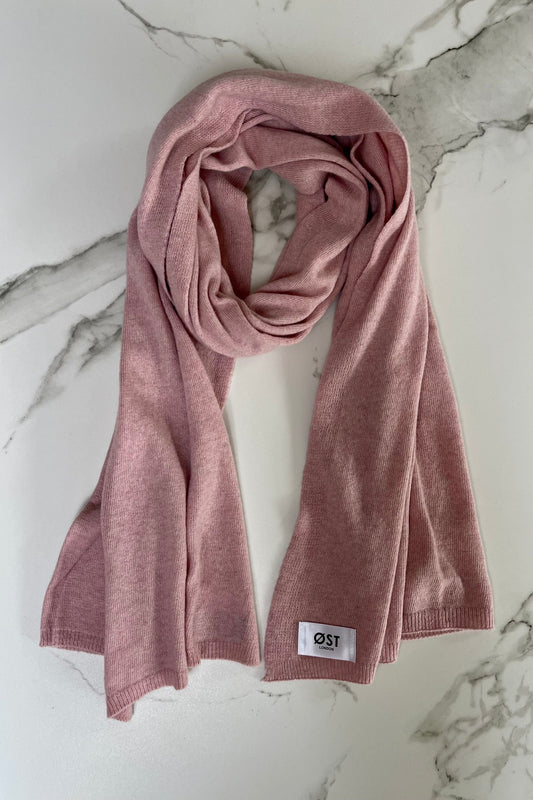 Signe Cashmere Scarf -Light Pink