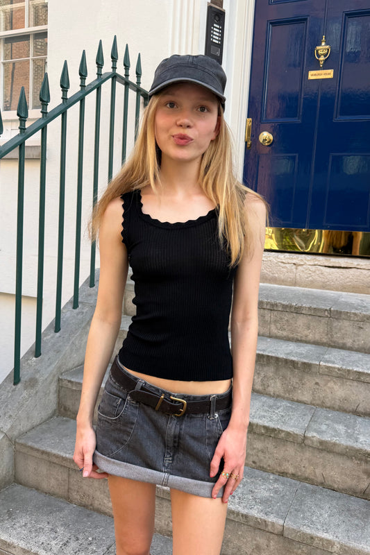 Copenhagen Cap -Washed Black - Øst London