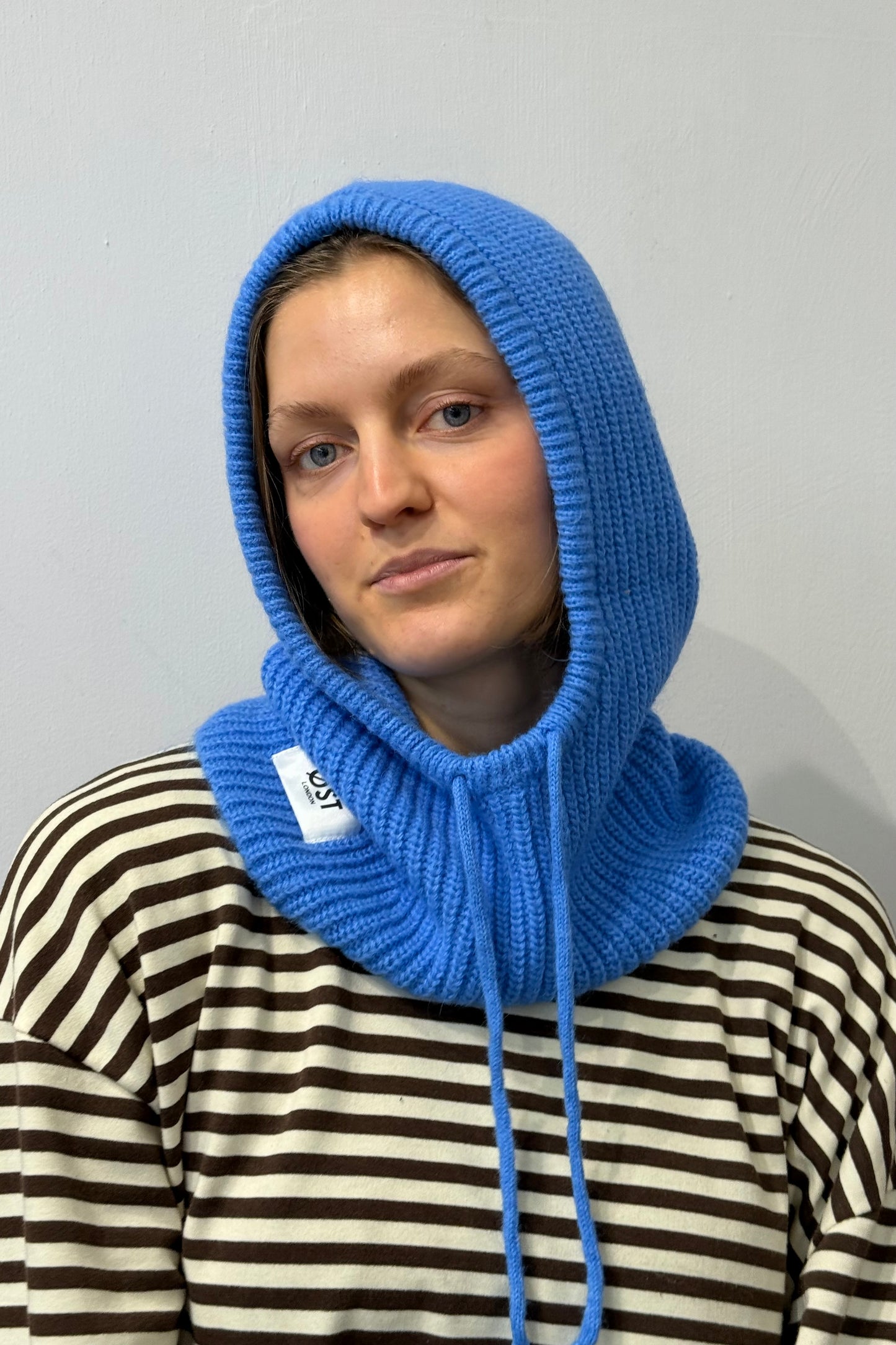 Marie Mohair Balaclava -Sky Blue - Øst London