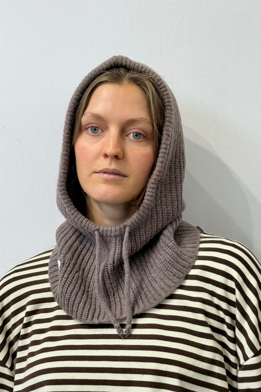 Marie Mohair Balaclava -Elephant - Øst London