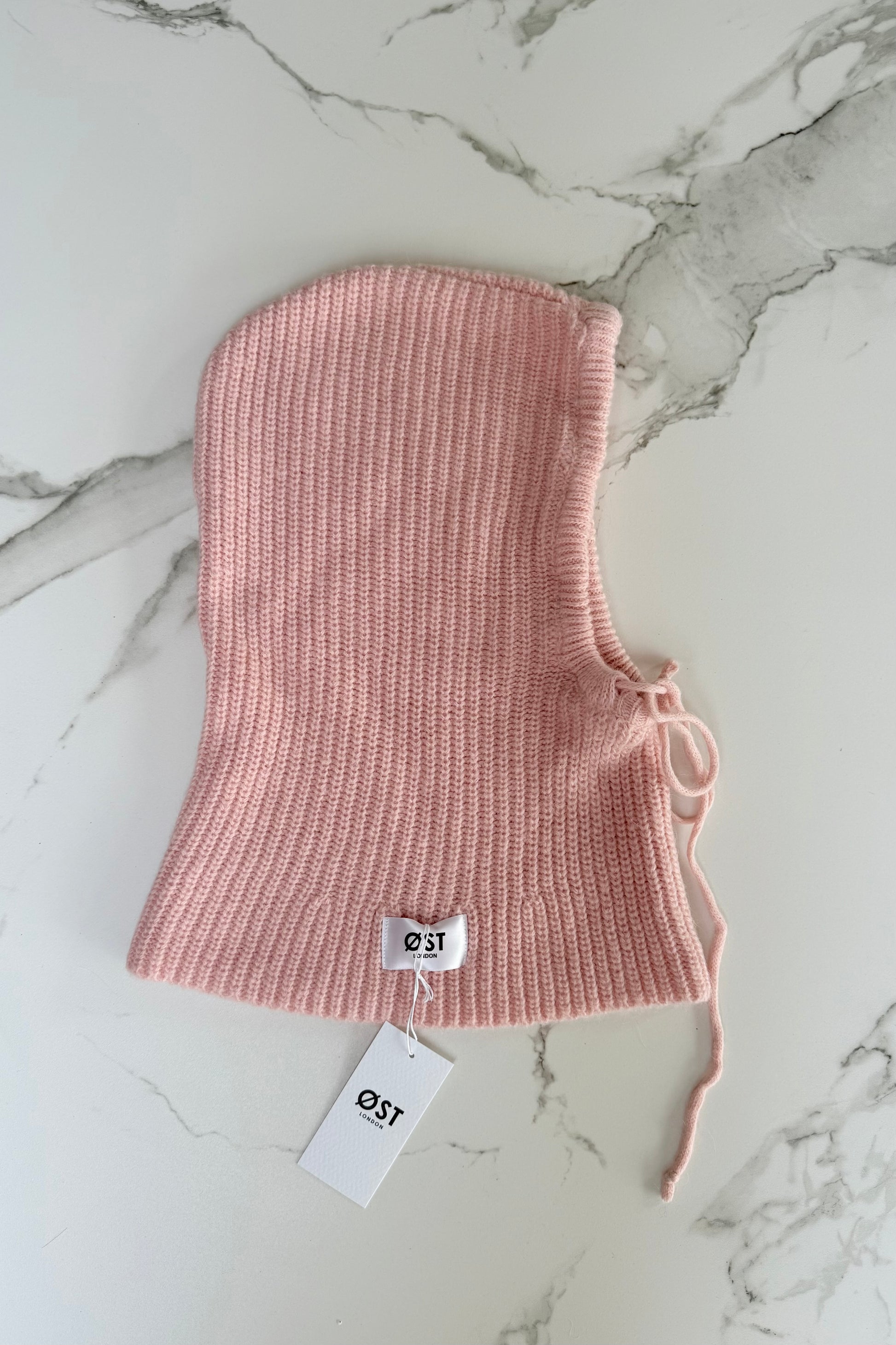 Marie Mohair Balaclava -Soft Pink - Øst London