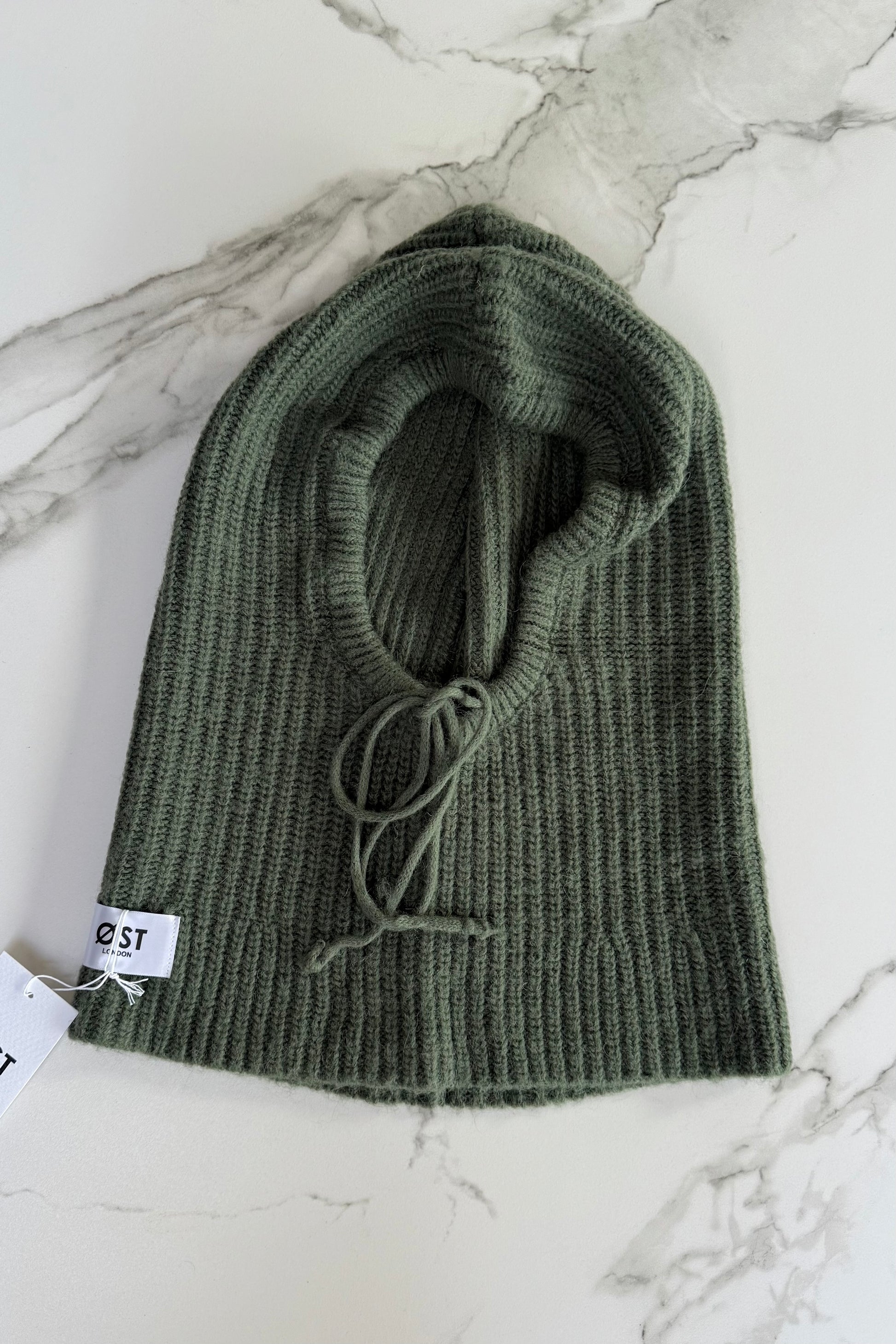 Marie Mohair Balaclava-Khaki - Øst London