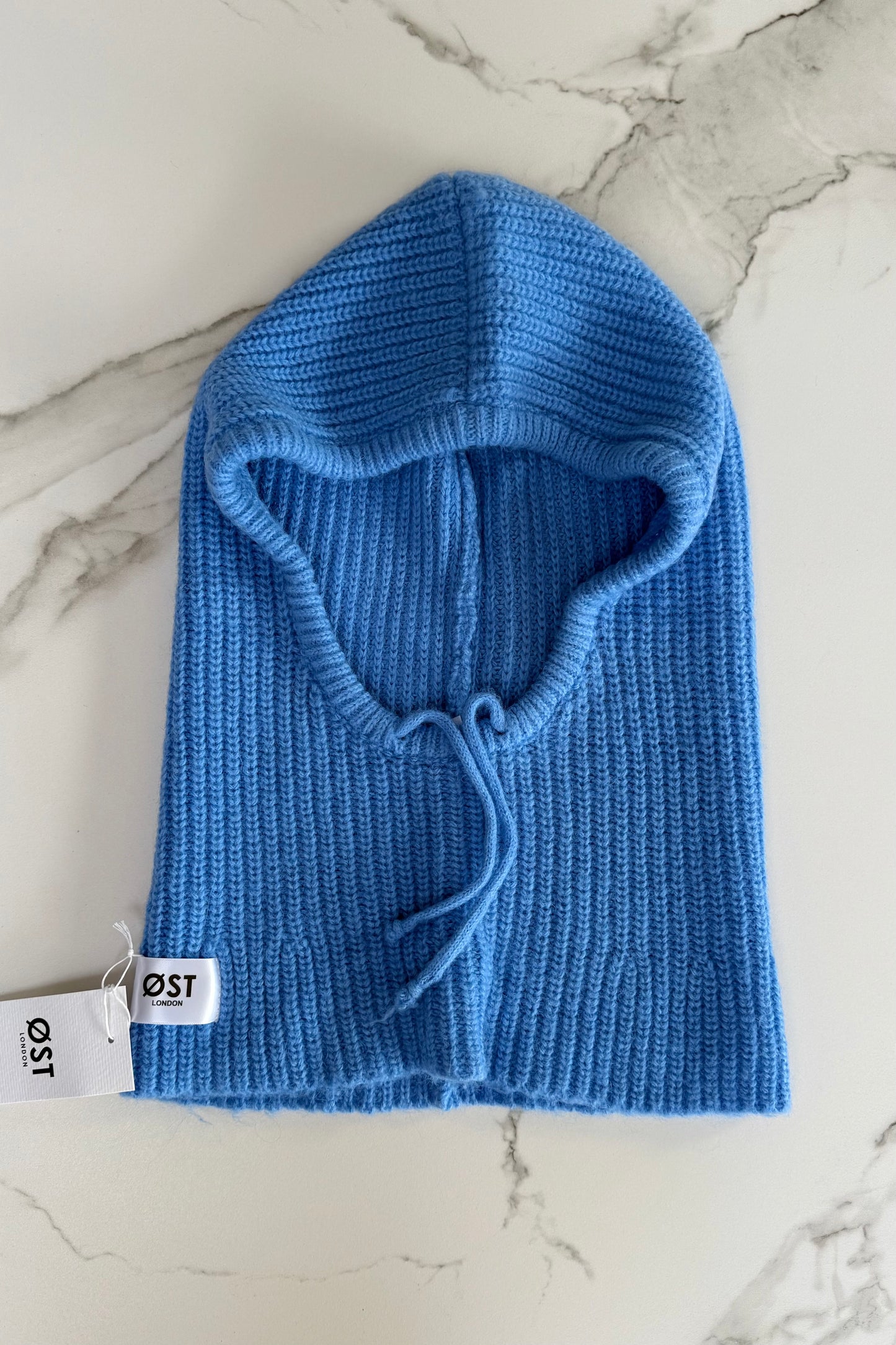 Marie Mohair Balaclava -Sky Blue - Øst London