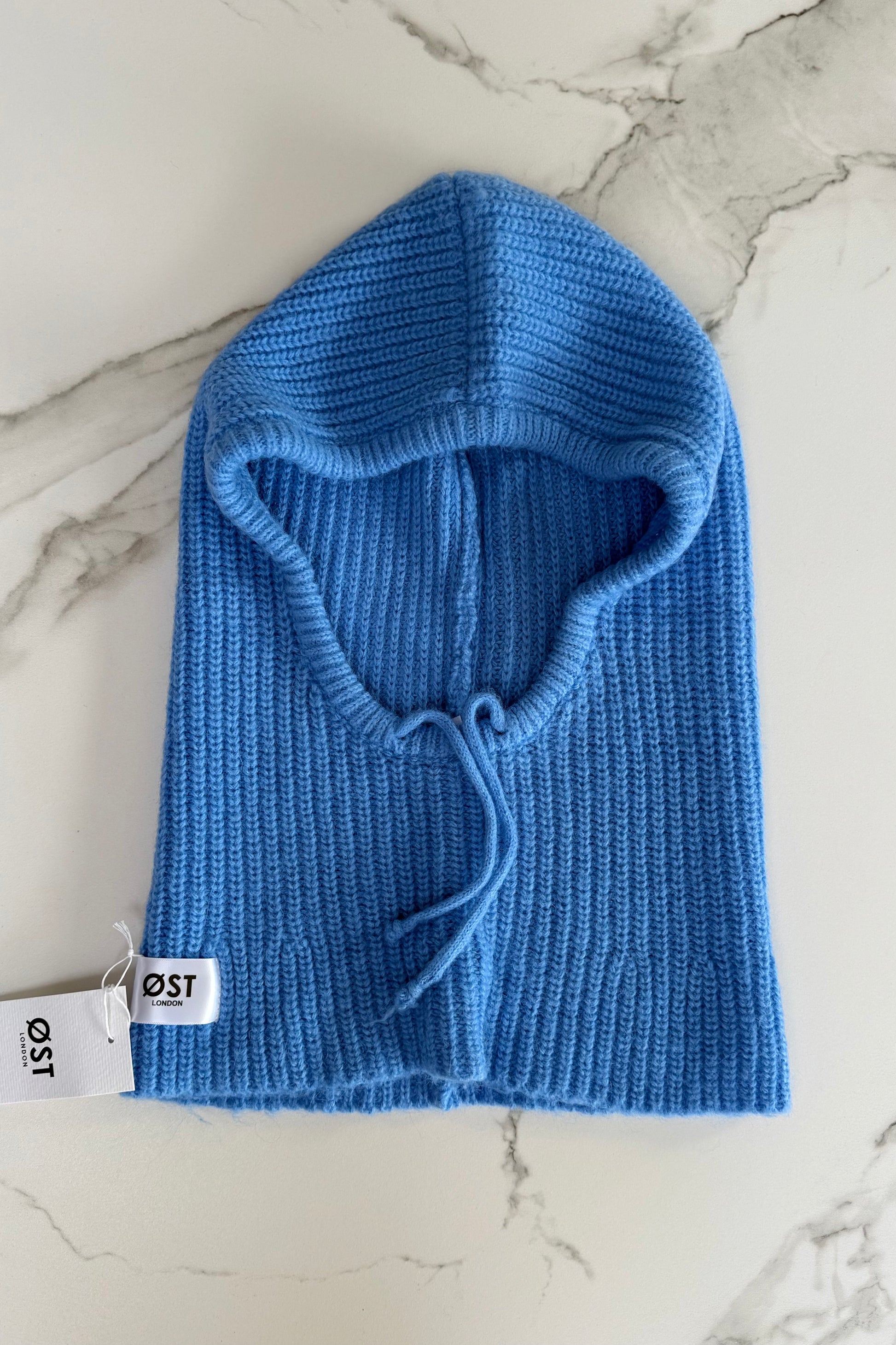 Marie Mohair Balaclava -Sky Blue - Øst London