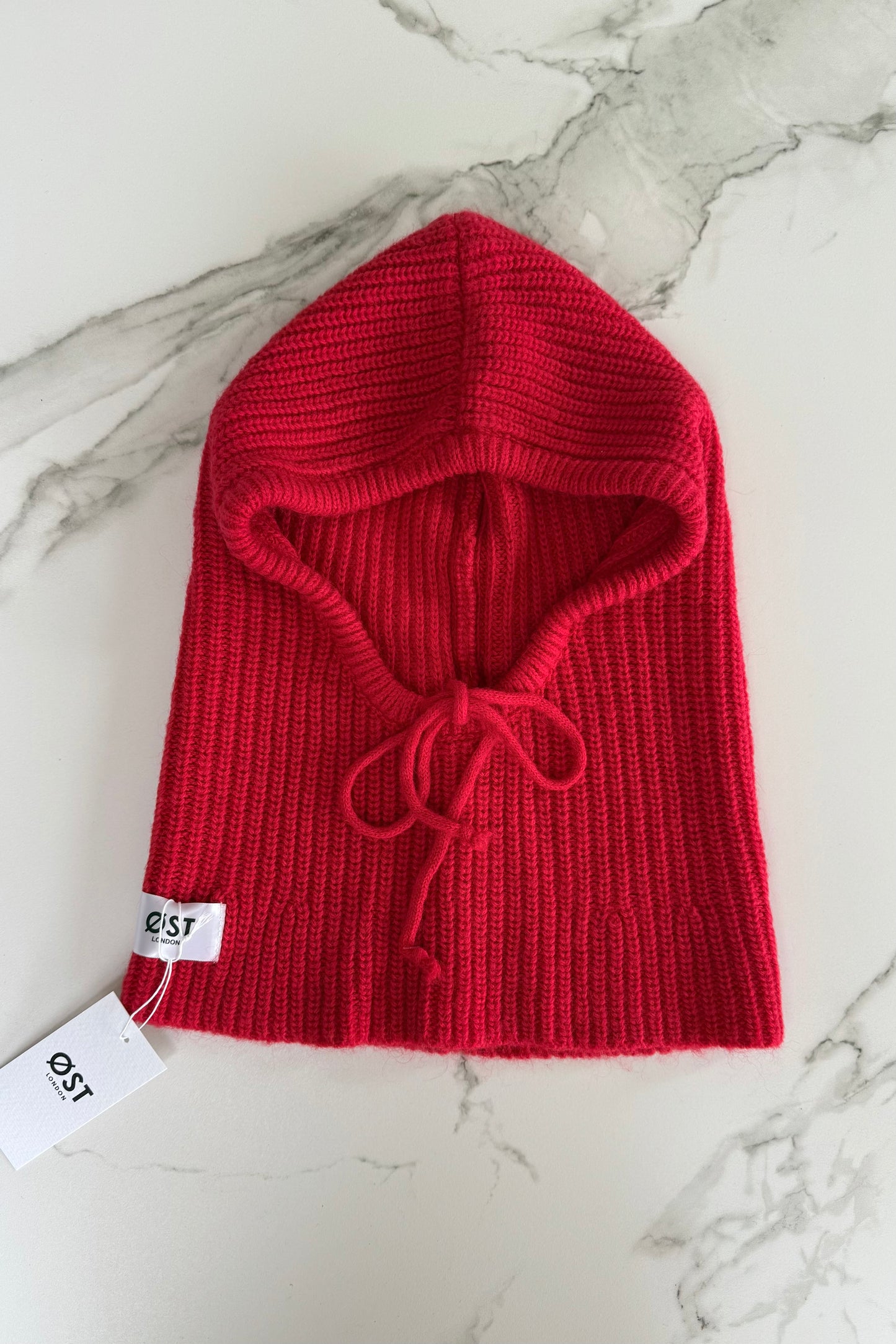 Marie Mohair Balaclava -Red - Øst London
