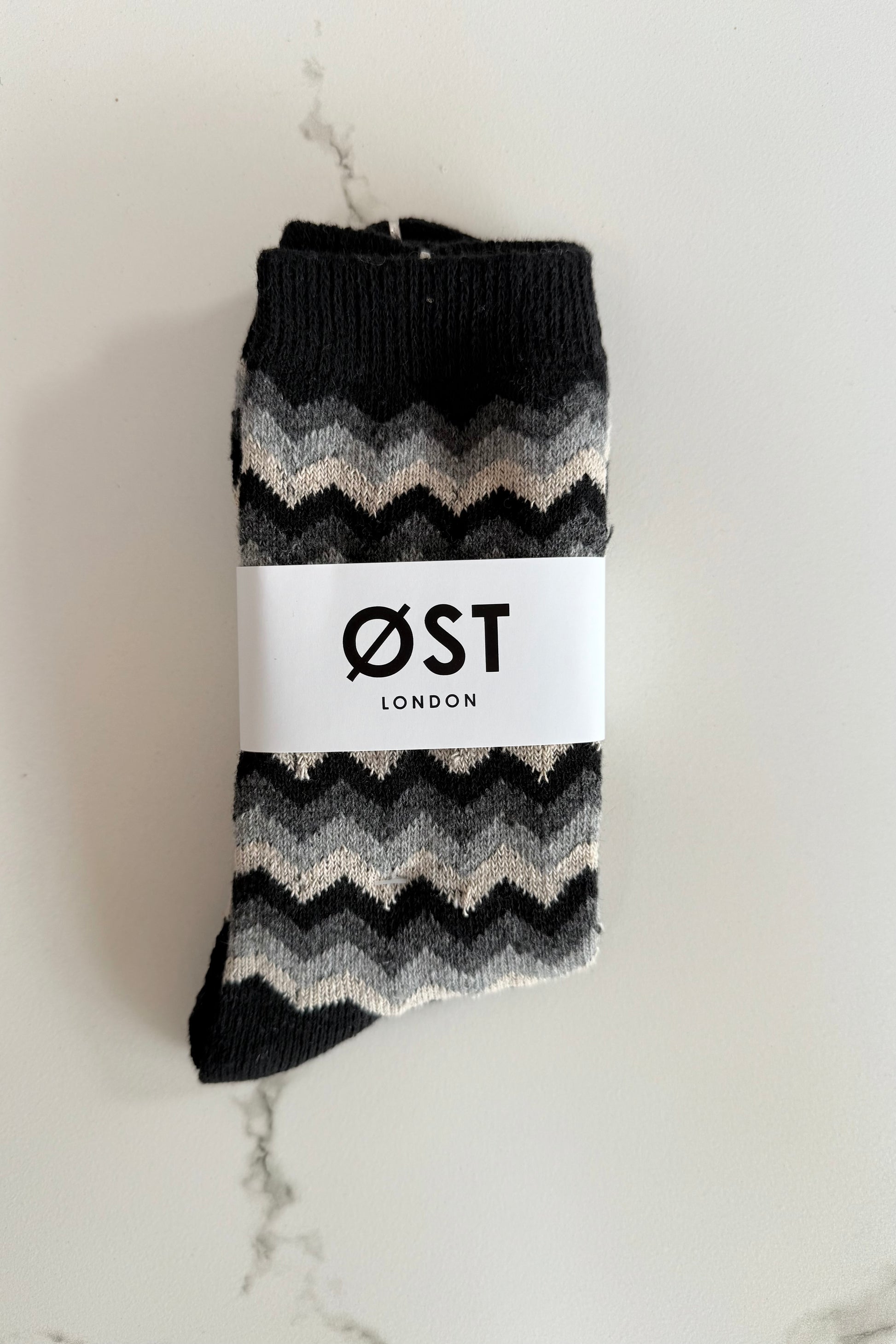 Irene Wool Socks -Black - Øst London