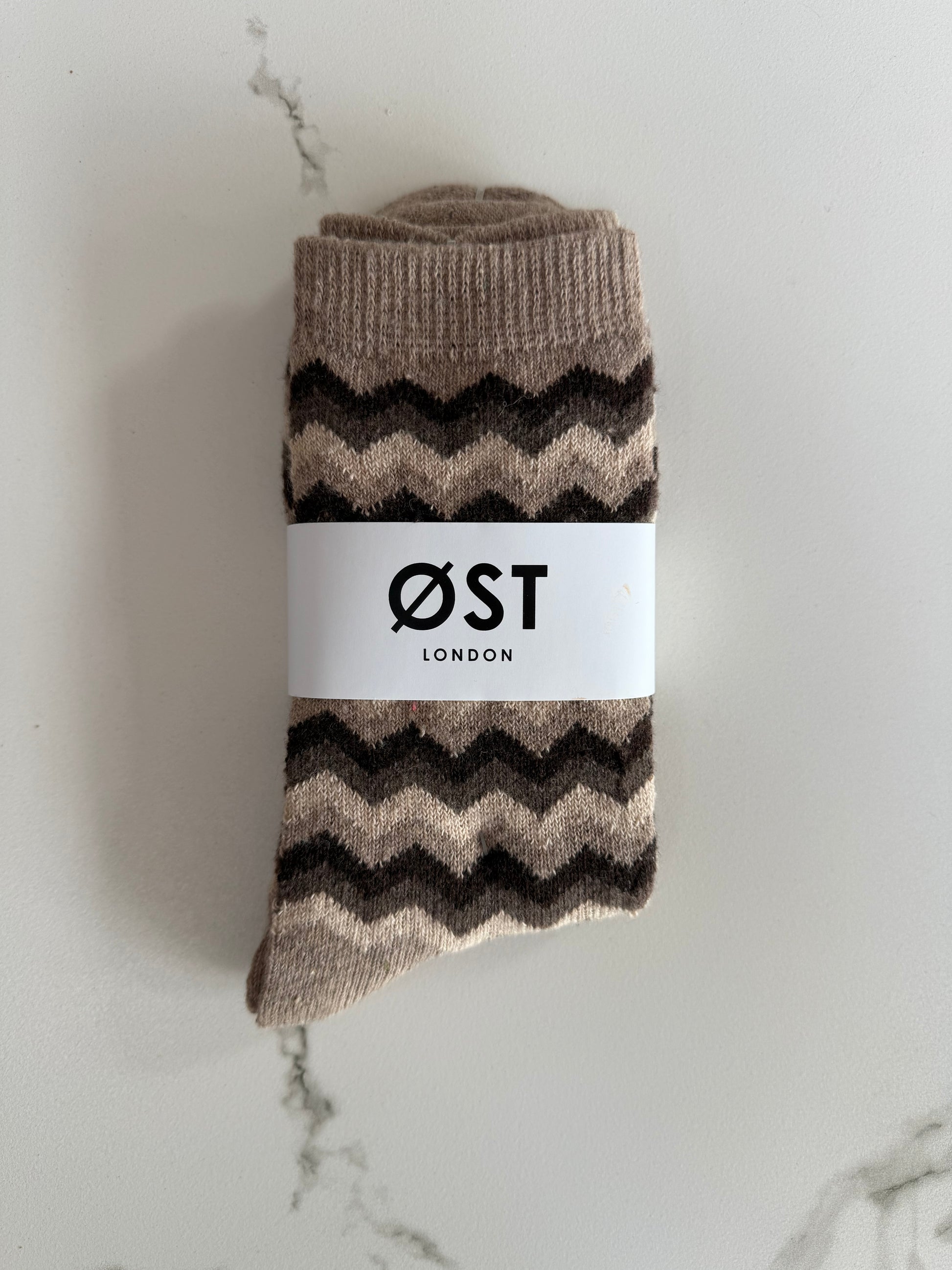Irene Wool Socks  -Cream - Øst London
