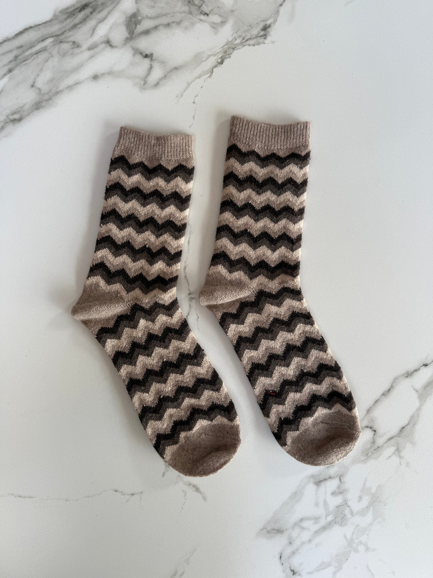 Irene Wool Socks  -Cream - Øst London