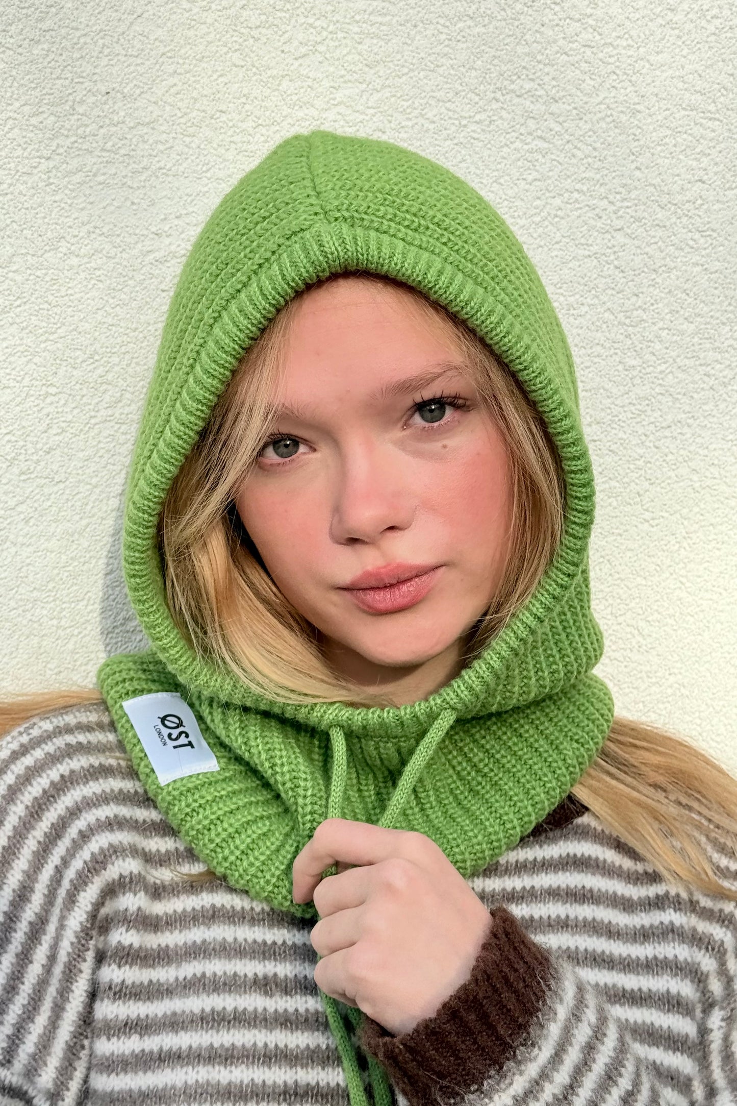 Marie Mohair Balaclava -Leaf - Øst London