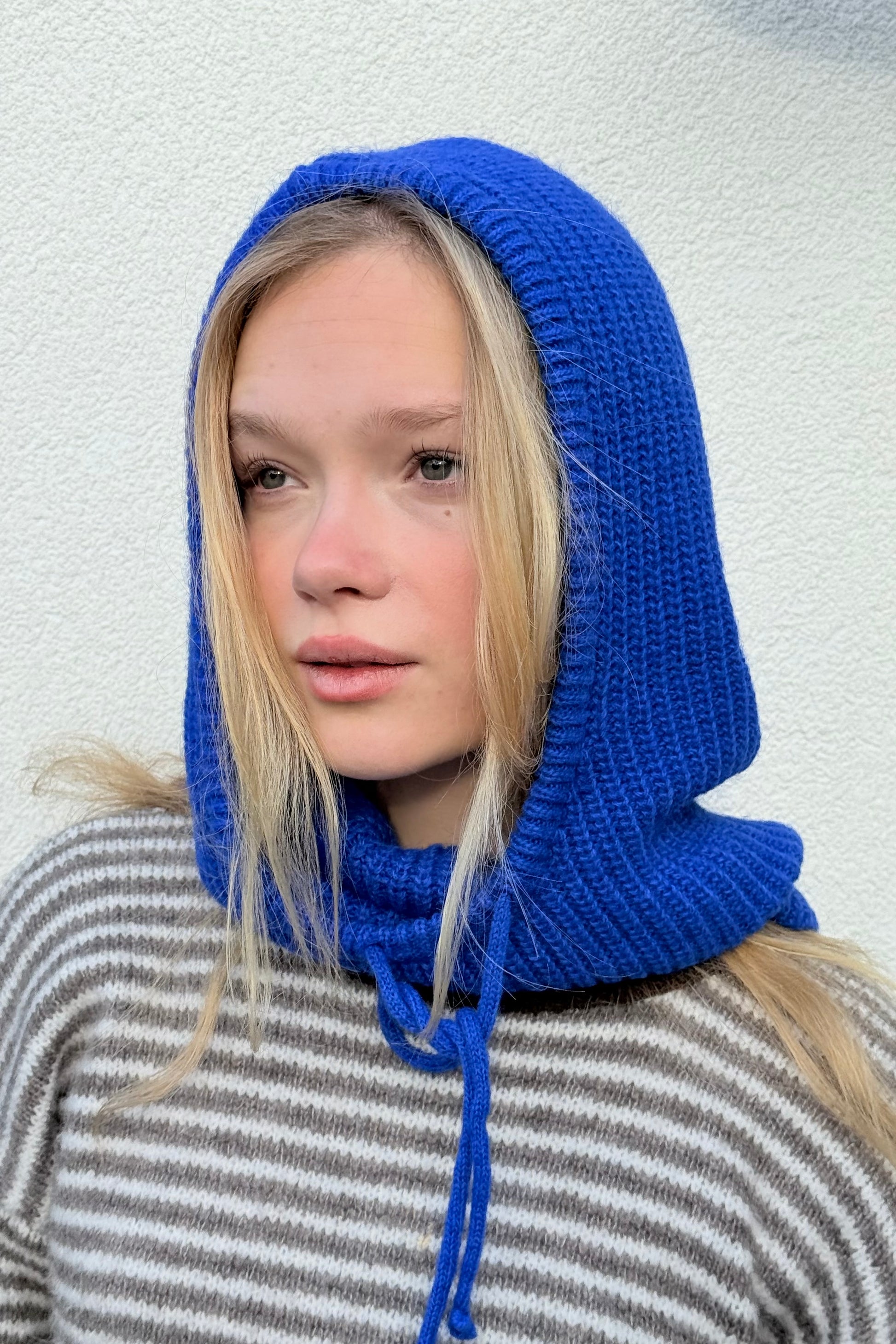 Marie Mohair Balaclava -Royal Blue - Øst London