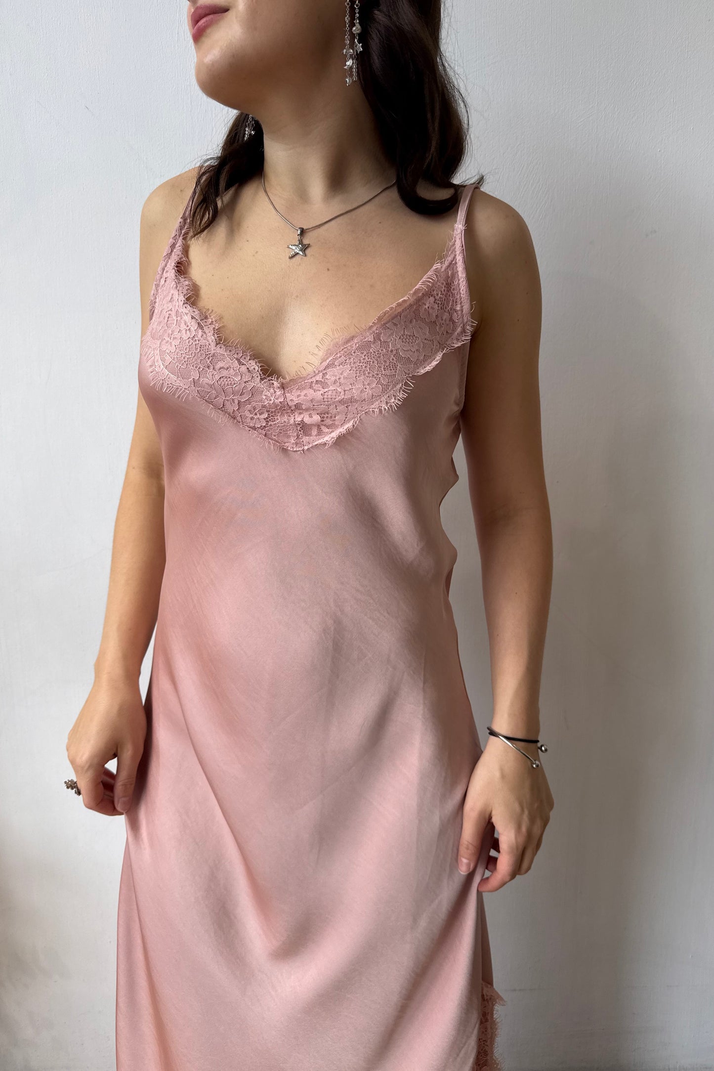 Robertha Slip Dress -Pink