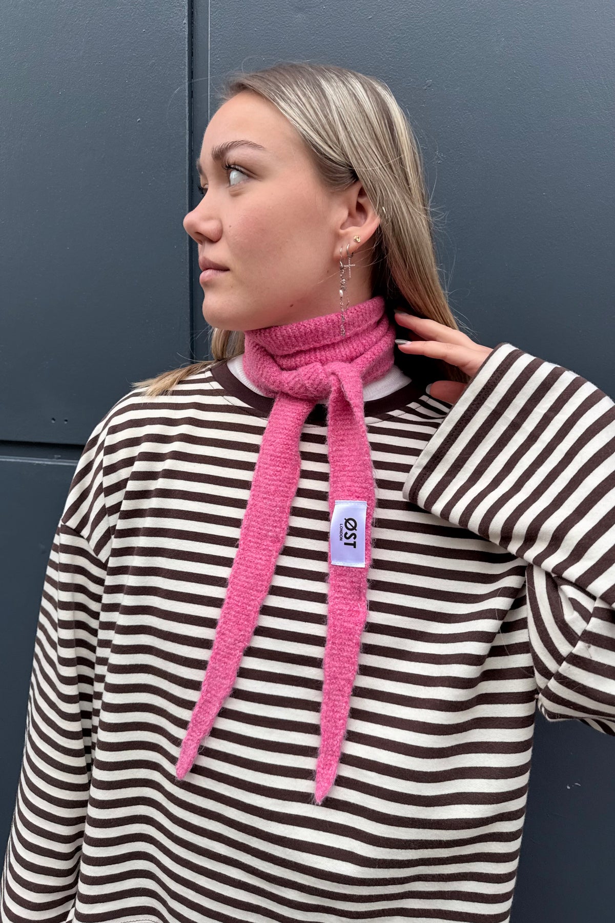 Sofie Scarf -Pink - Øst London