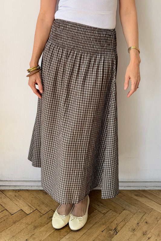 Leonora Skirt -Brown - Øst London