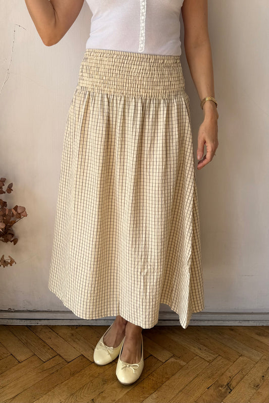 Leonora Skirt -Cream - Øst London