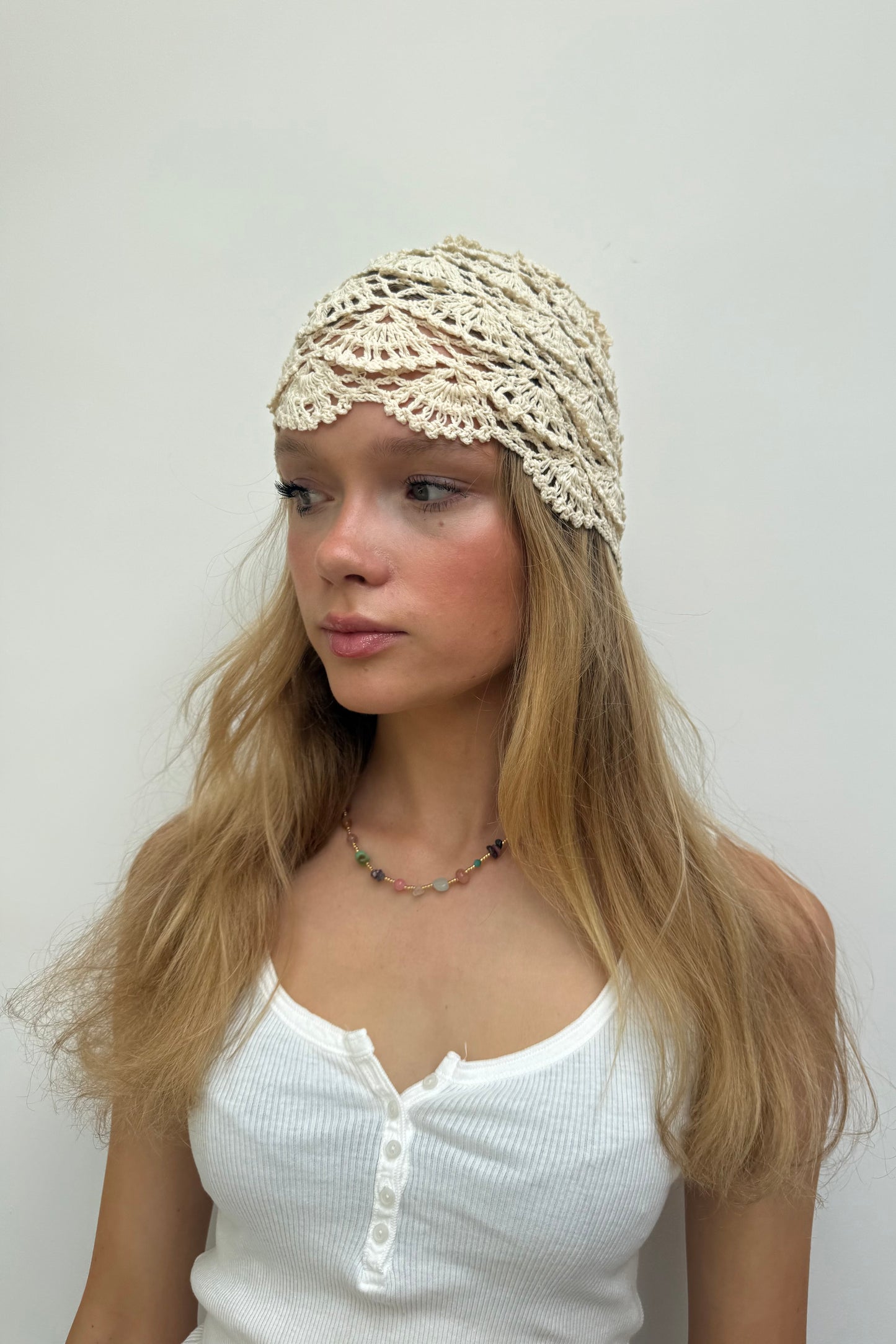 Crochet Hat -Cream