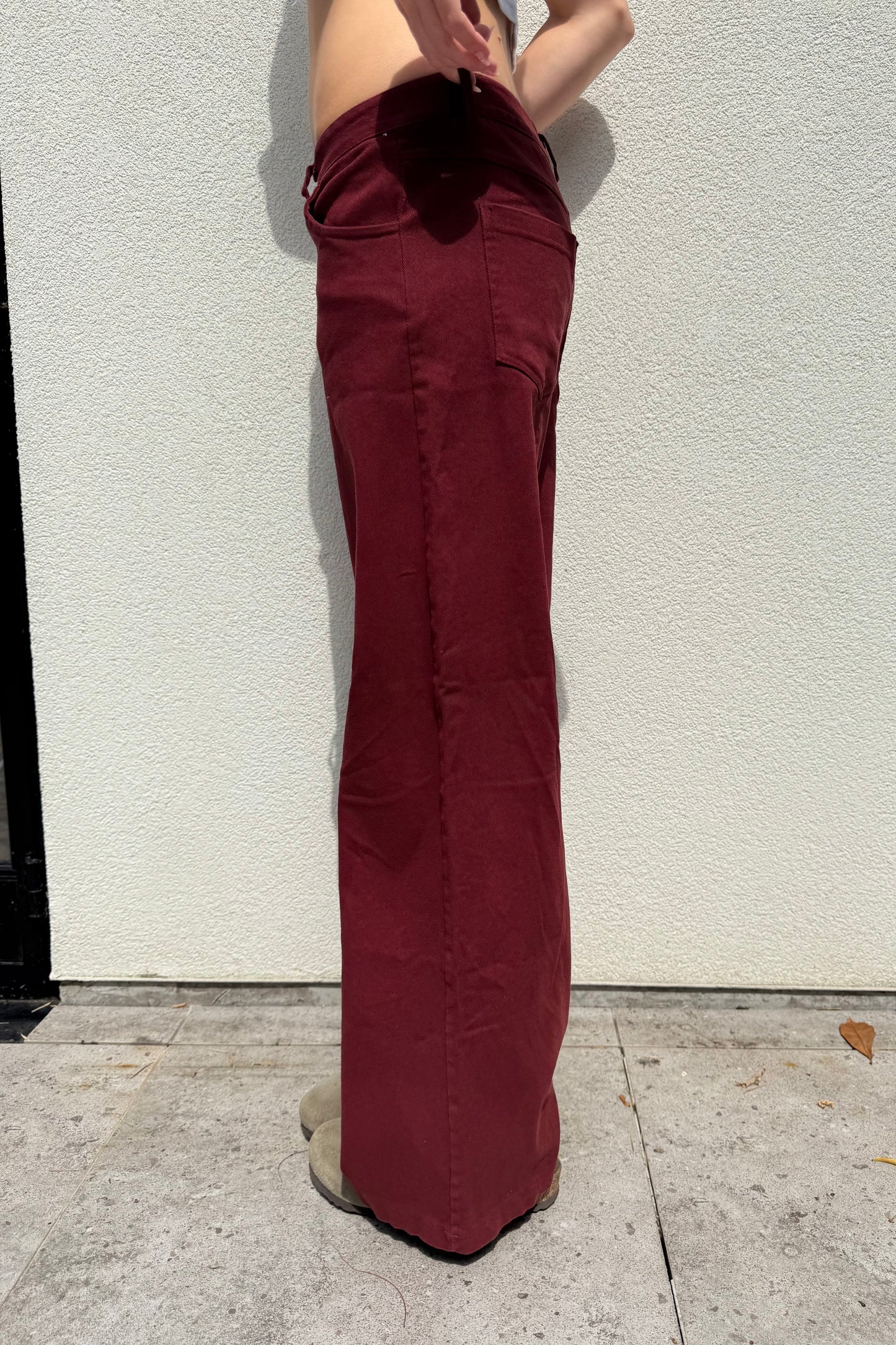 Sara Jeans -Burgundy