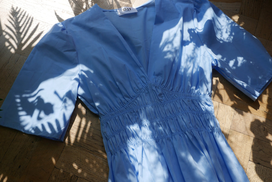 Martha Dress in Light Blue