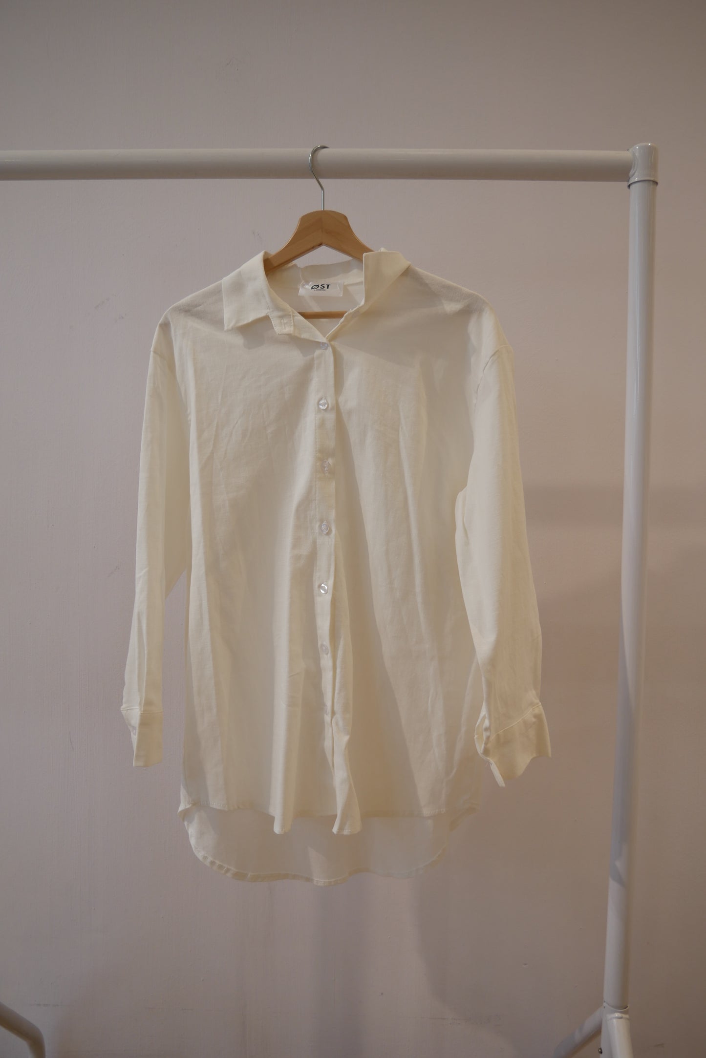 Ladies Cotton summer shirt White