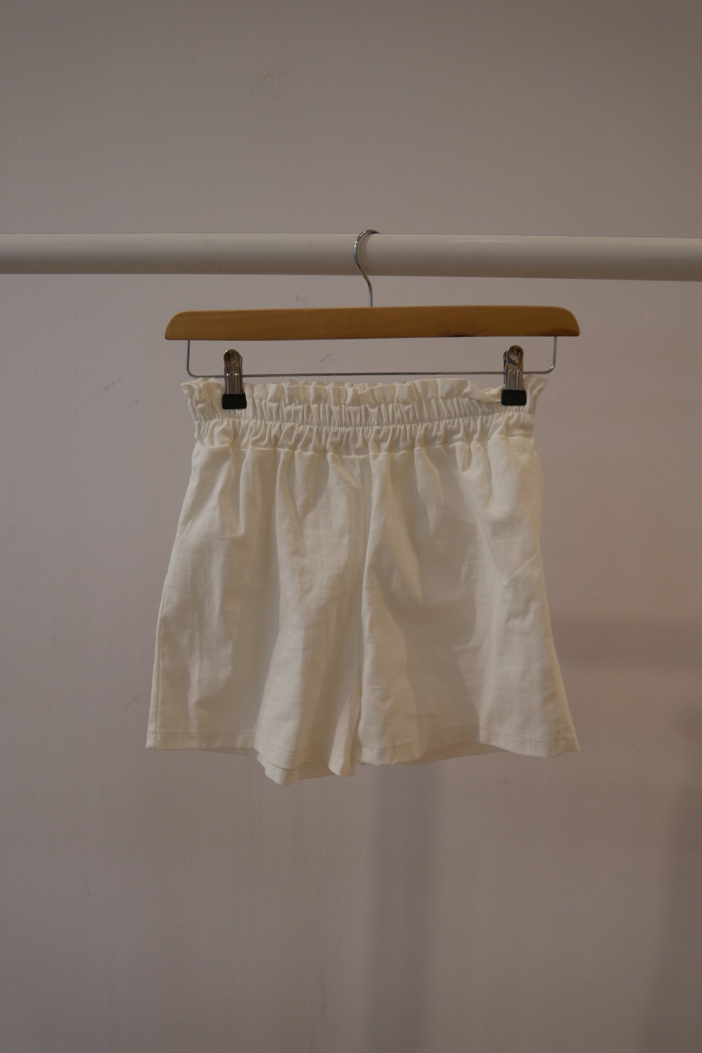 Ladies Cotton summer Shorts White