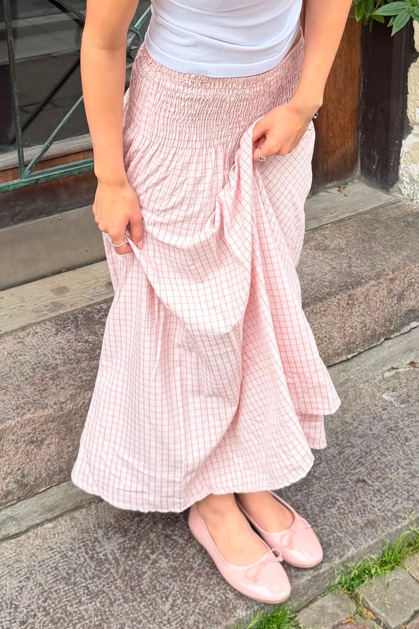 Leonora Skirt -Rosa - Øst London