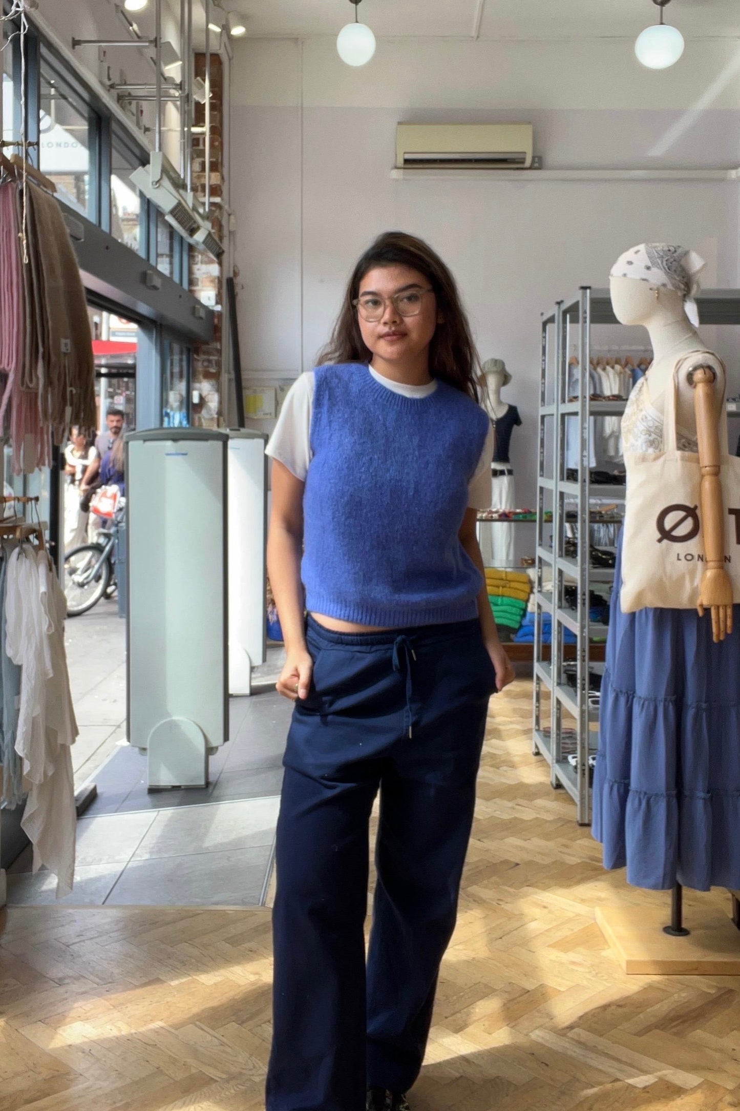 Anette Carpenter Trousers -Navy