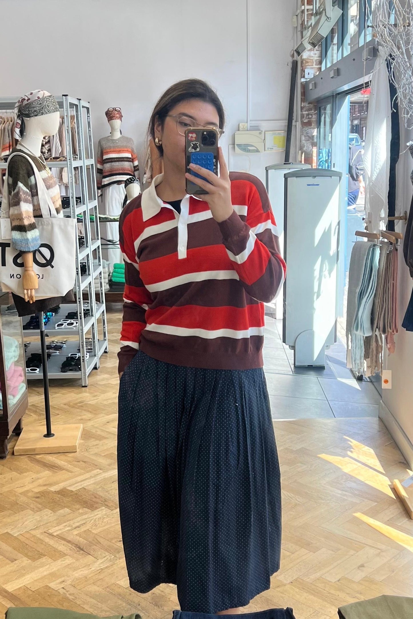 Kamille Jumper Brown/Orange