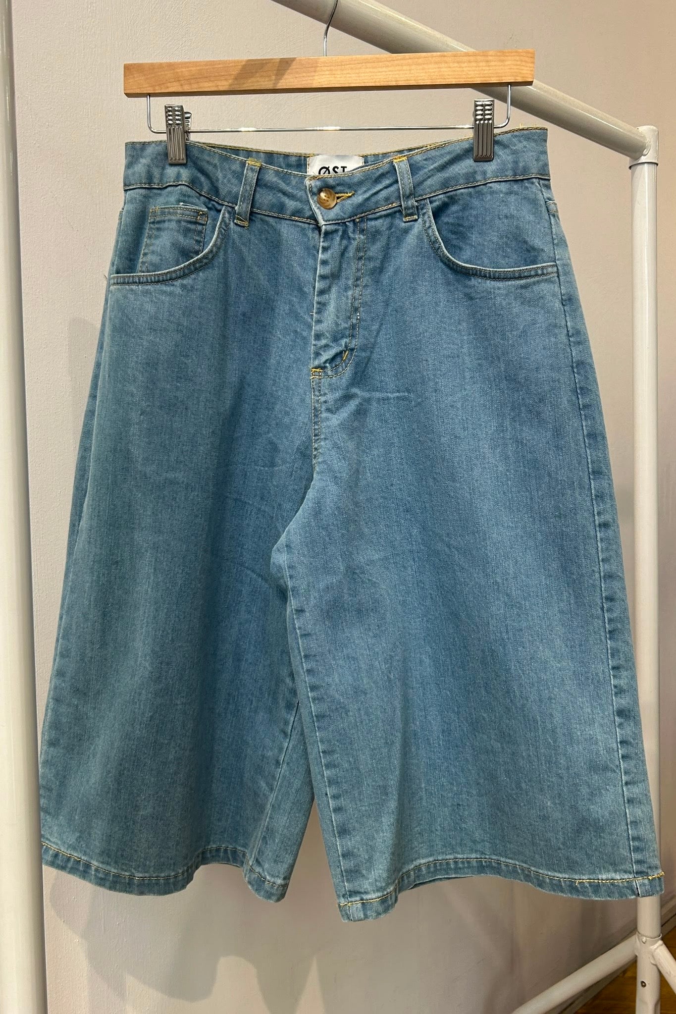 Vibeke Wide Shorts -Light Denim