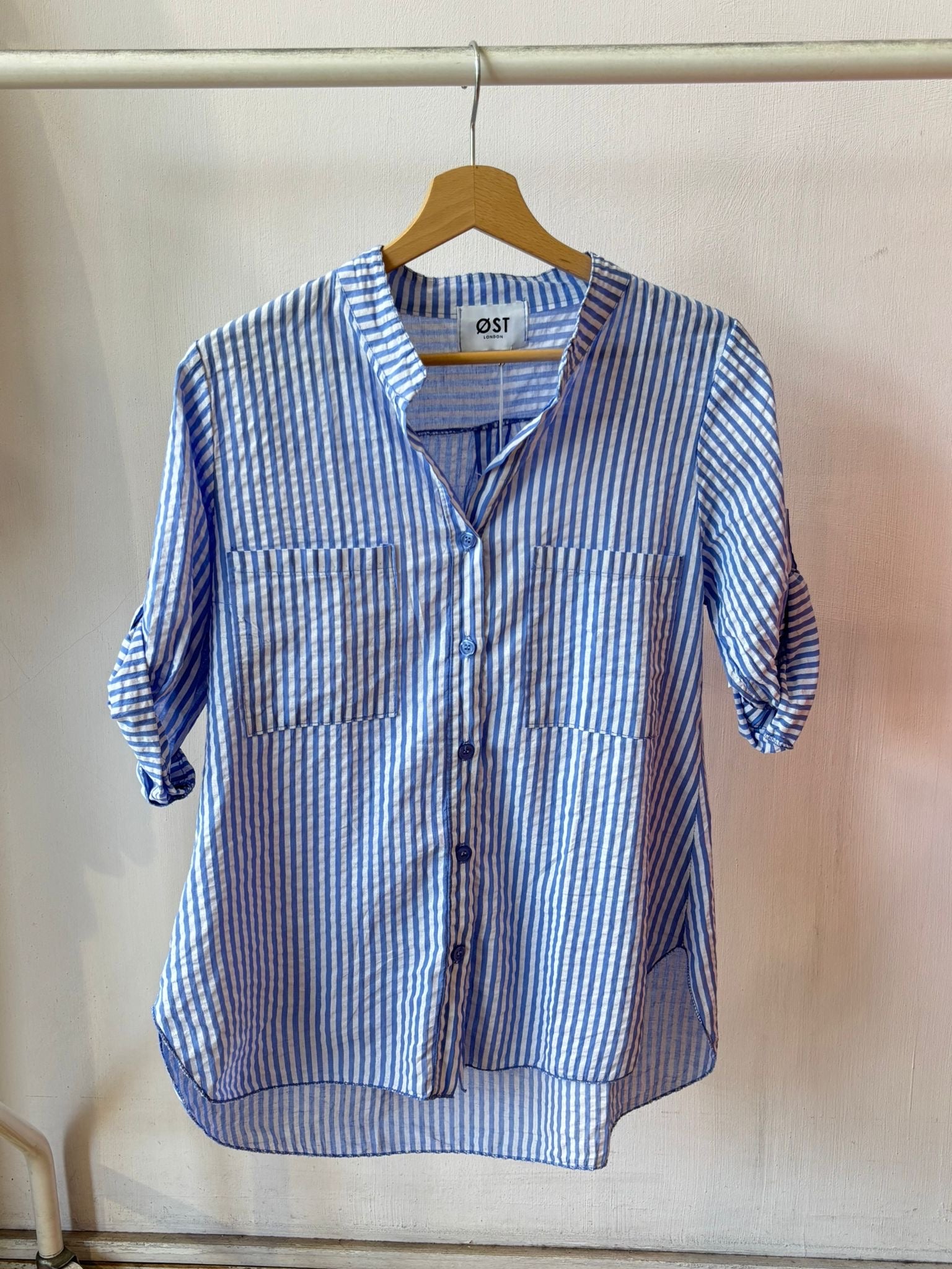 Cornelia Striped Shirt -Blue - Øst London