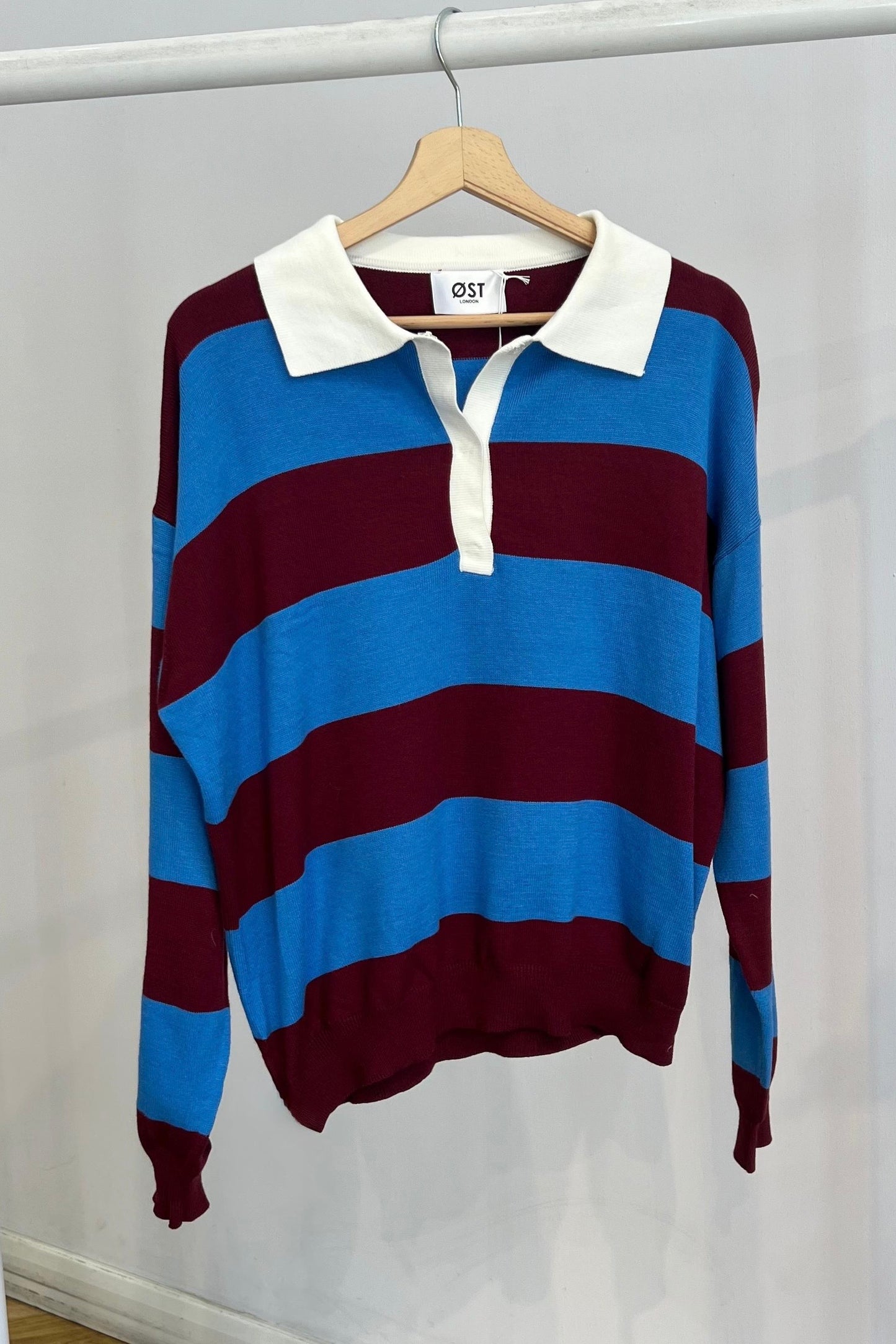 Kamille Jumper Bordeaux/Blue