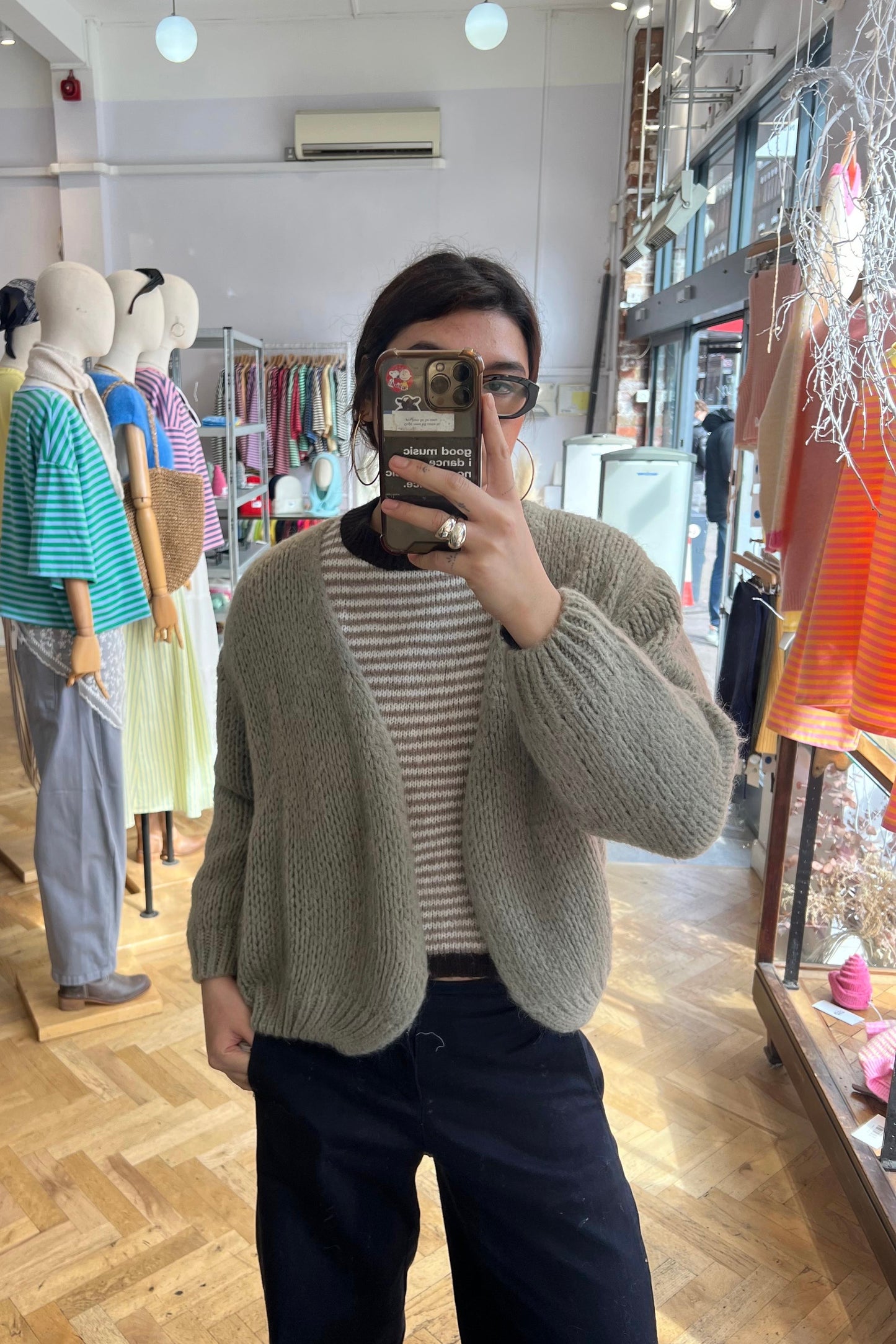 Smila Mohair Cardigan -Leaf - Øst London