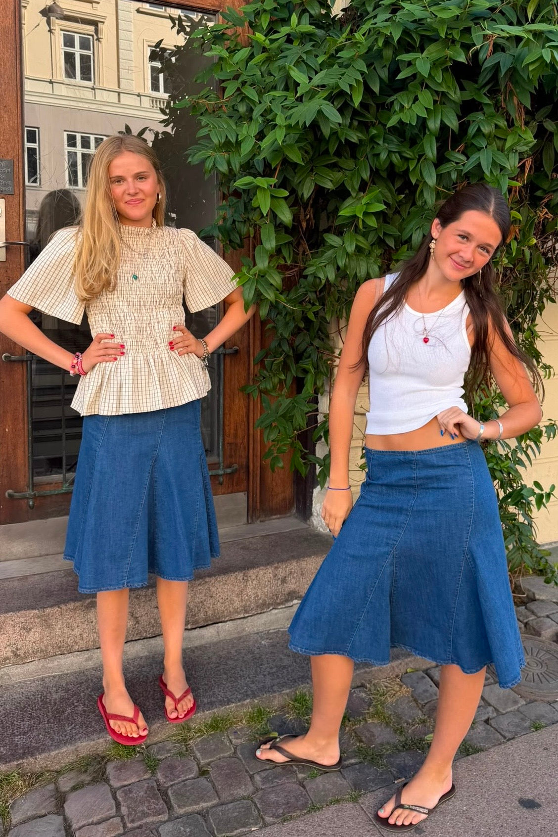 Laura Skirt -Denim - Øst London