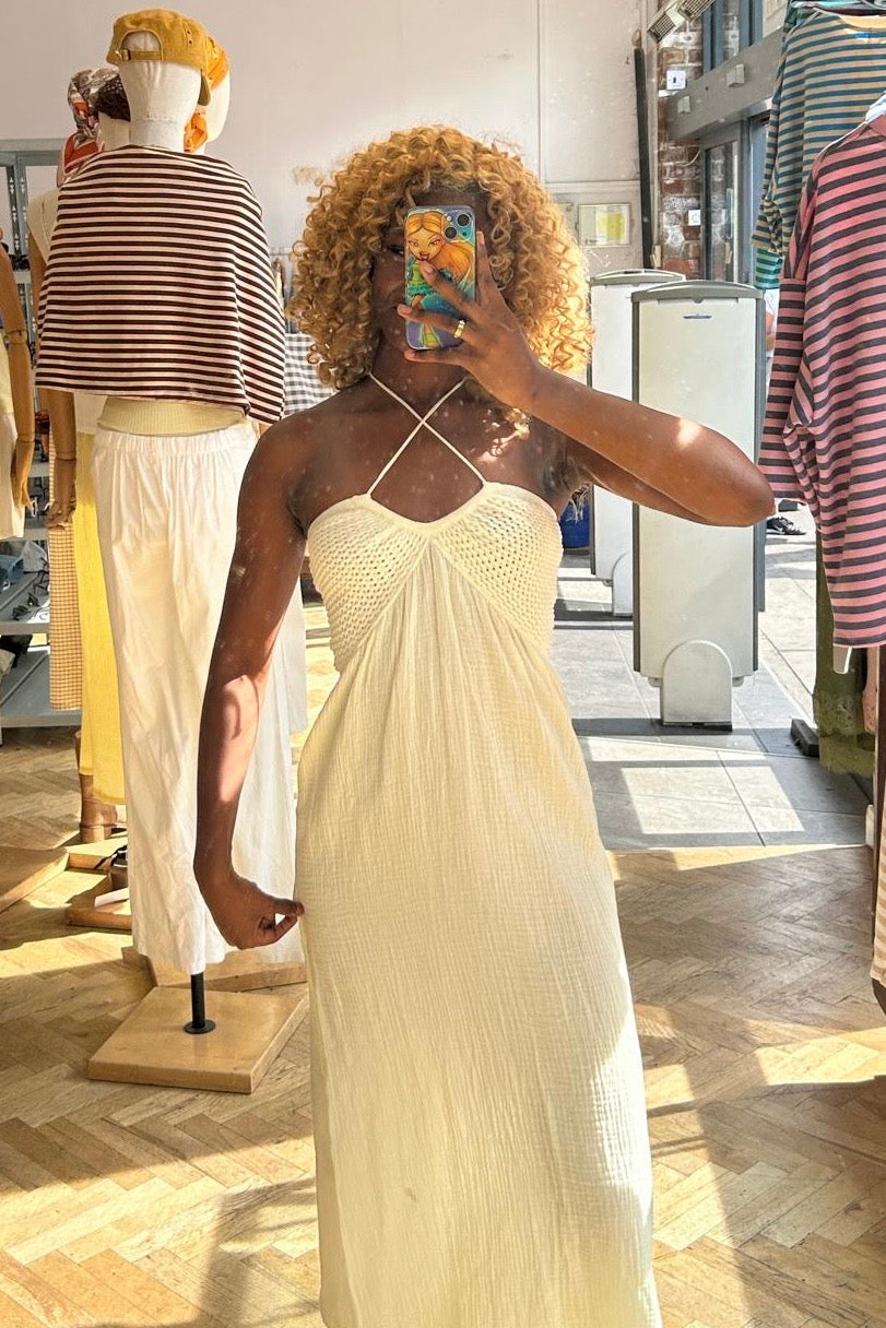 Elenor Dress -Cream