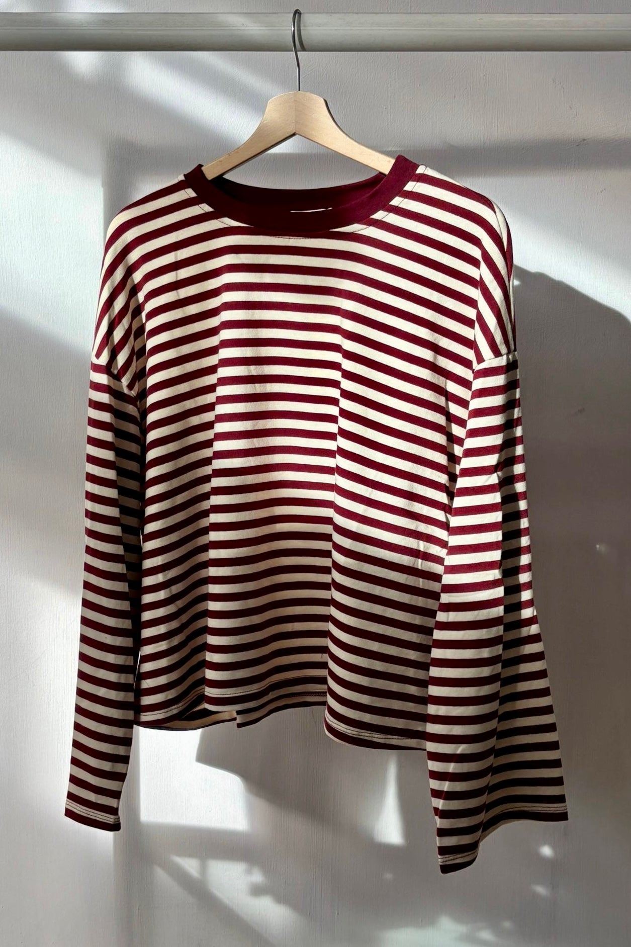 Anna Crewneck -Bordeaux - Øst London