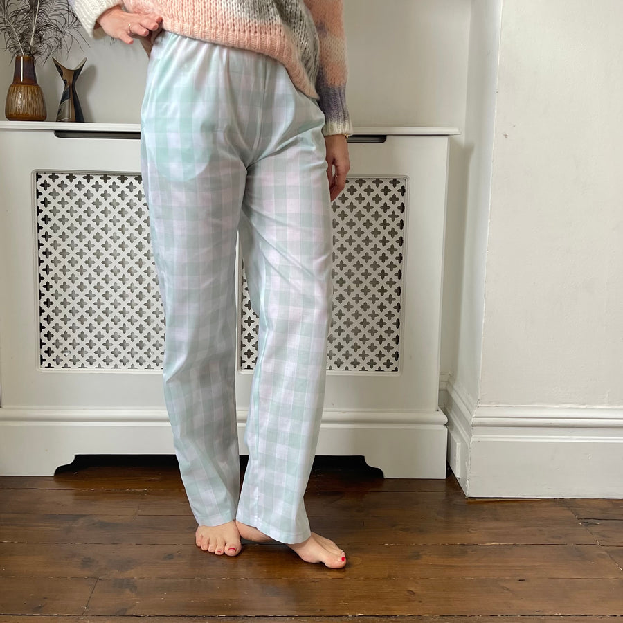 Gingham trousers 