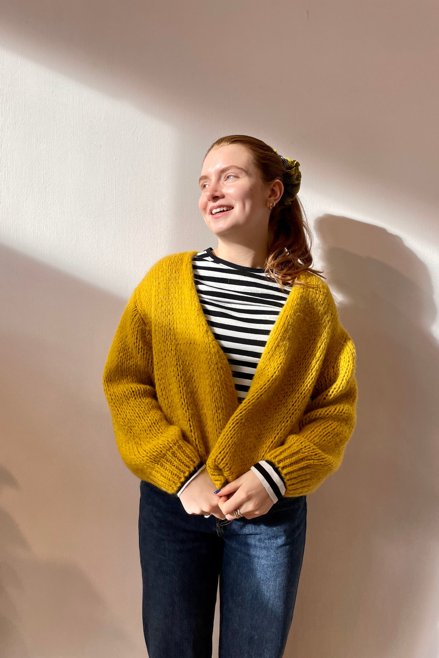 Mohair Cardigan Mustard 