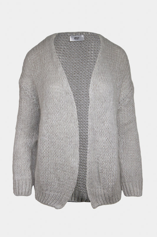 Smila Mohair Cardigan -Light Grey