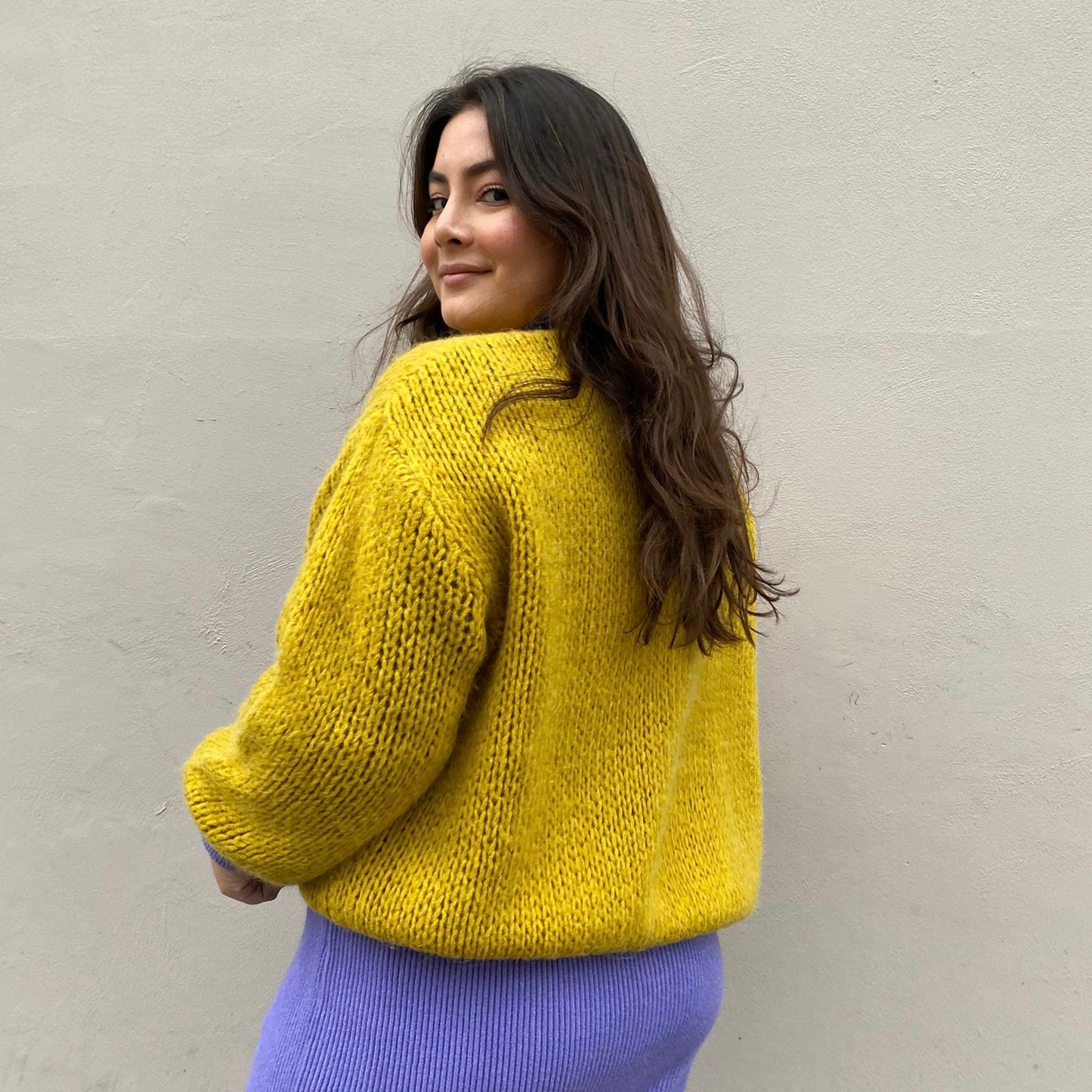 Mohair Cardigan Mustard 