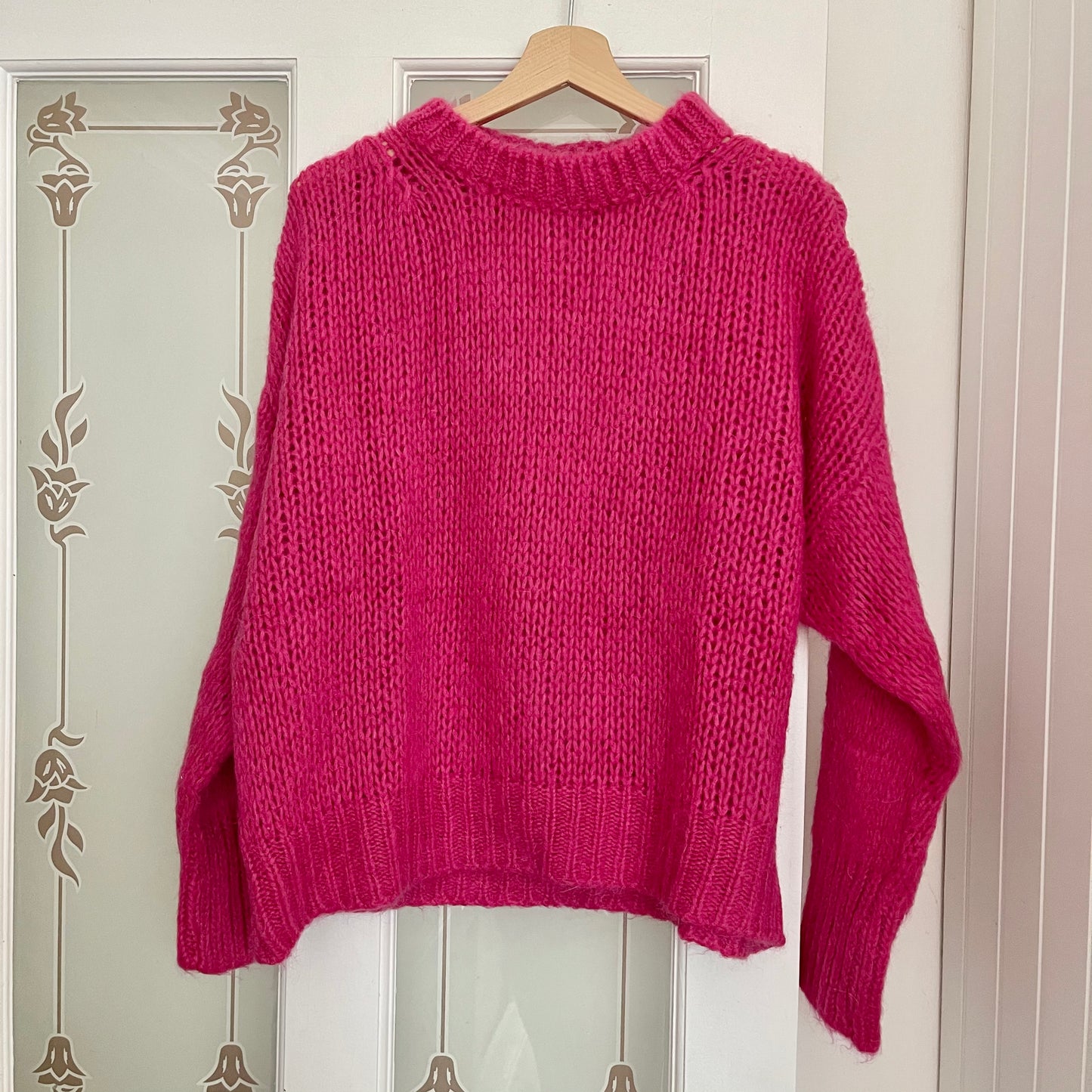 Pink mohair jumper 